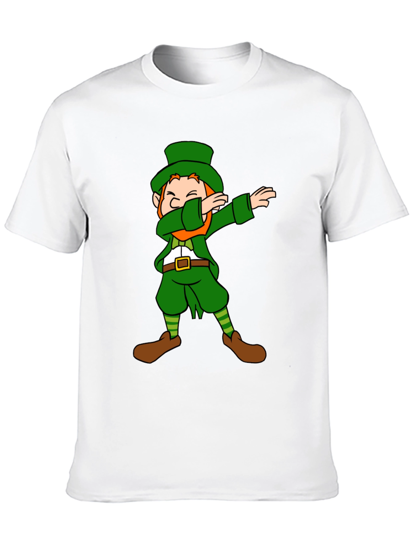 Dabbing Leprechaun Graphic Tee - St. Patricks Day Shirt