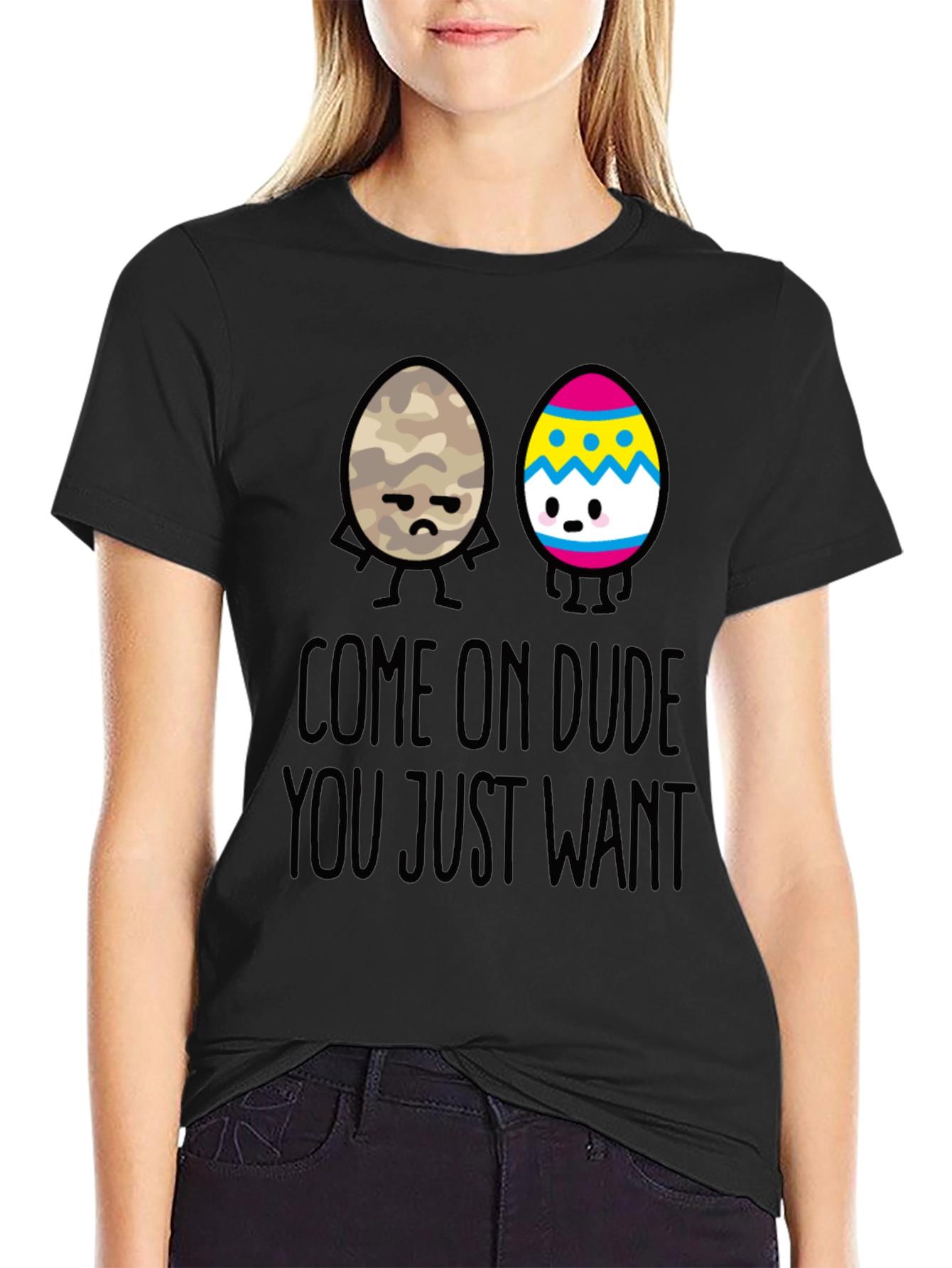 Funny Easter Egg Graphic T-Shirt