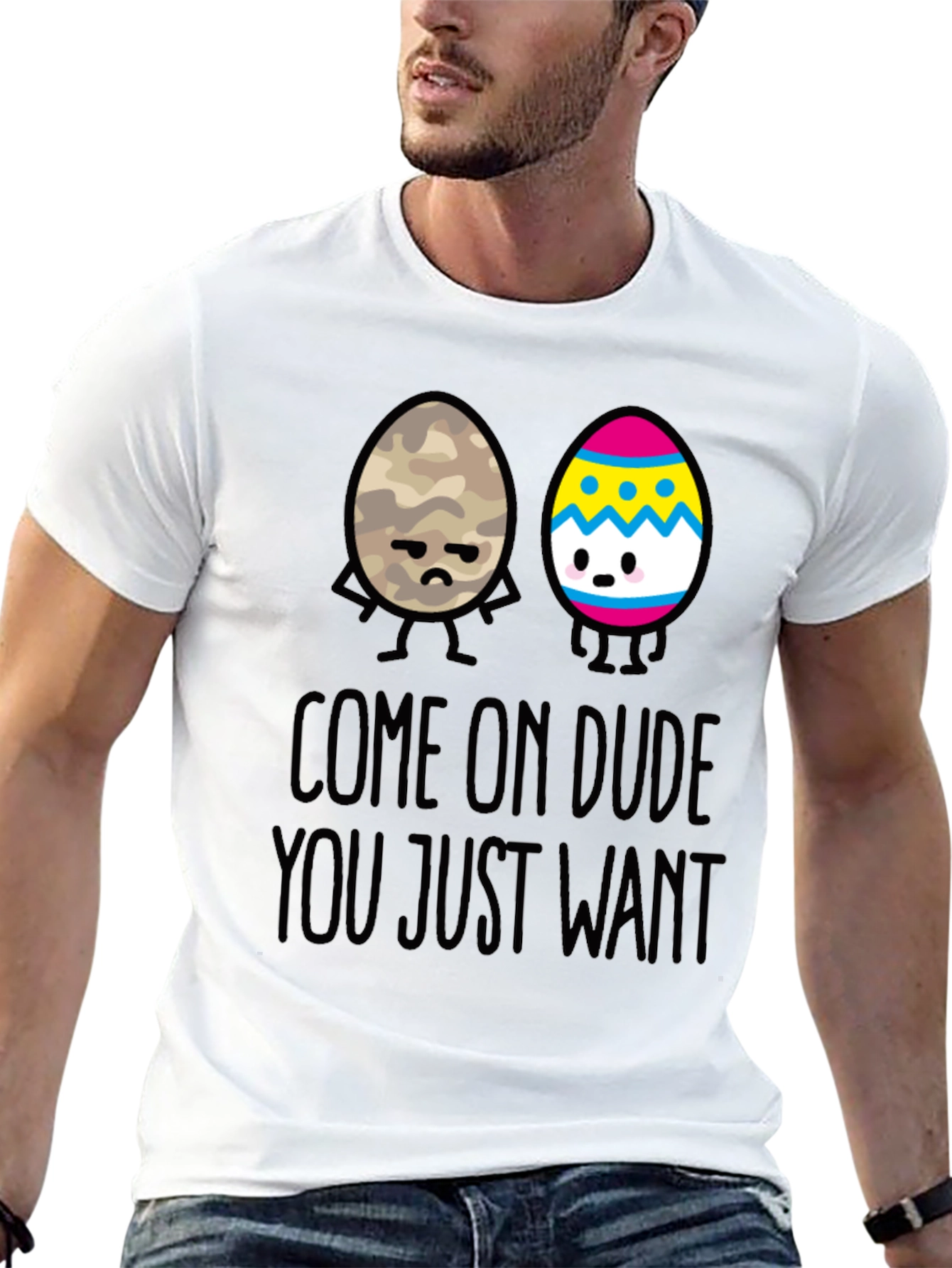 Funny Easter Egg Graphic T-Shirt