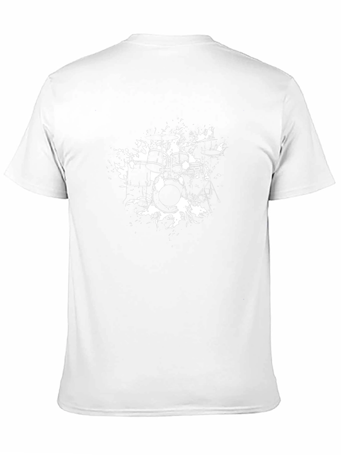 Drum Kit T-Shirt - Black Graphic Tee