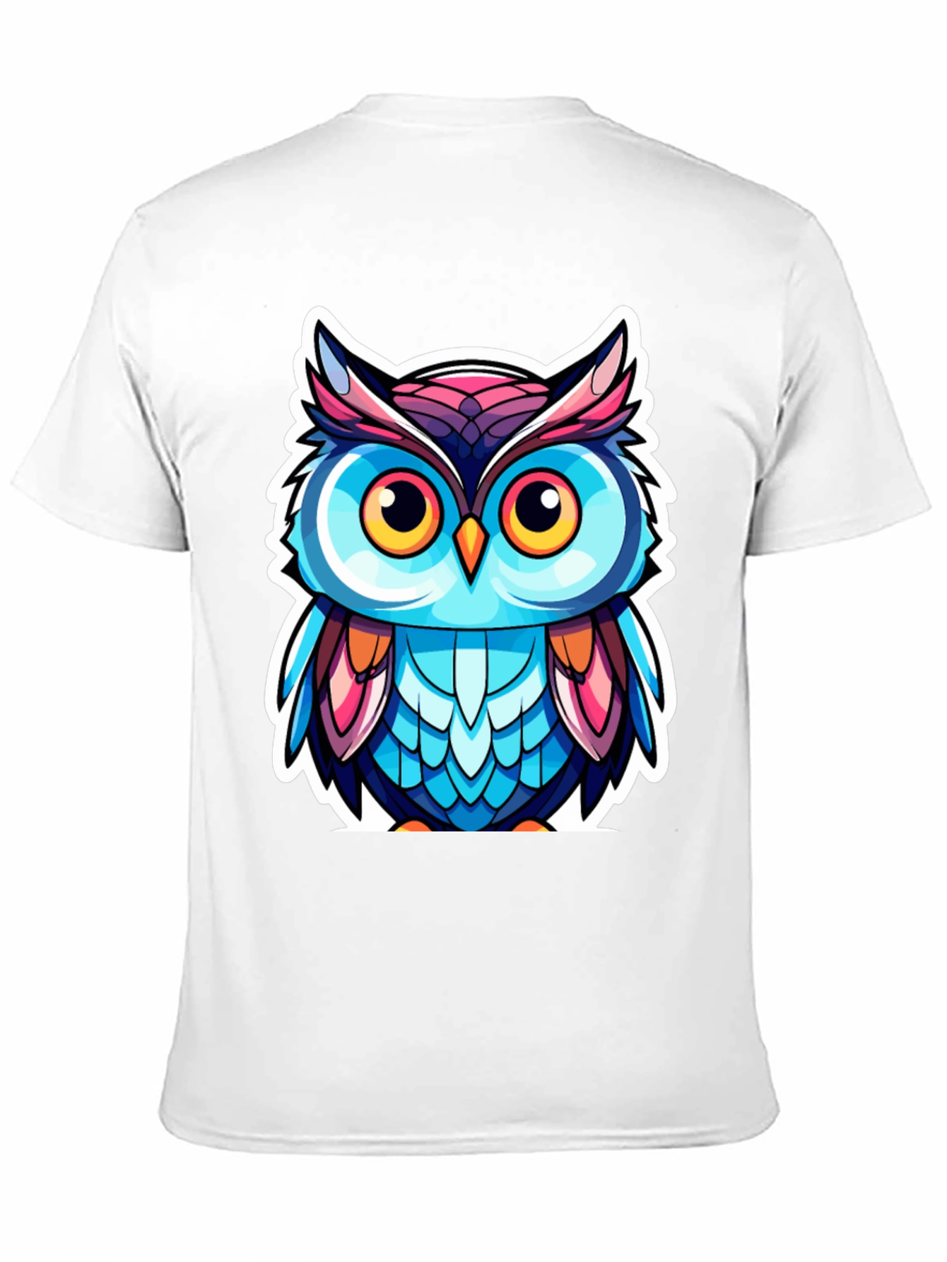 Owl Cartoon Graphic T-Shirt