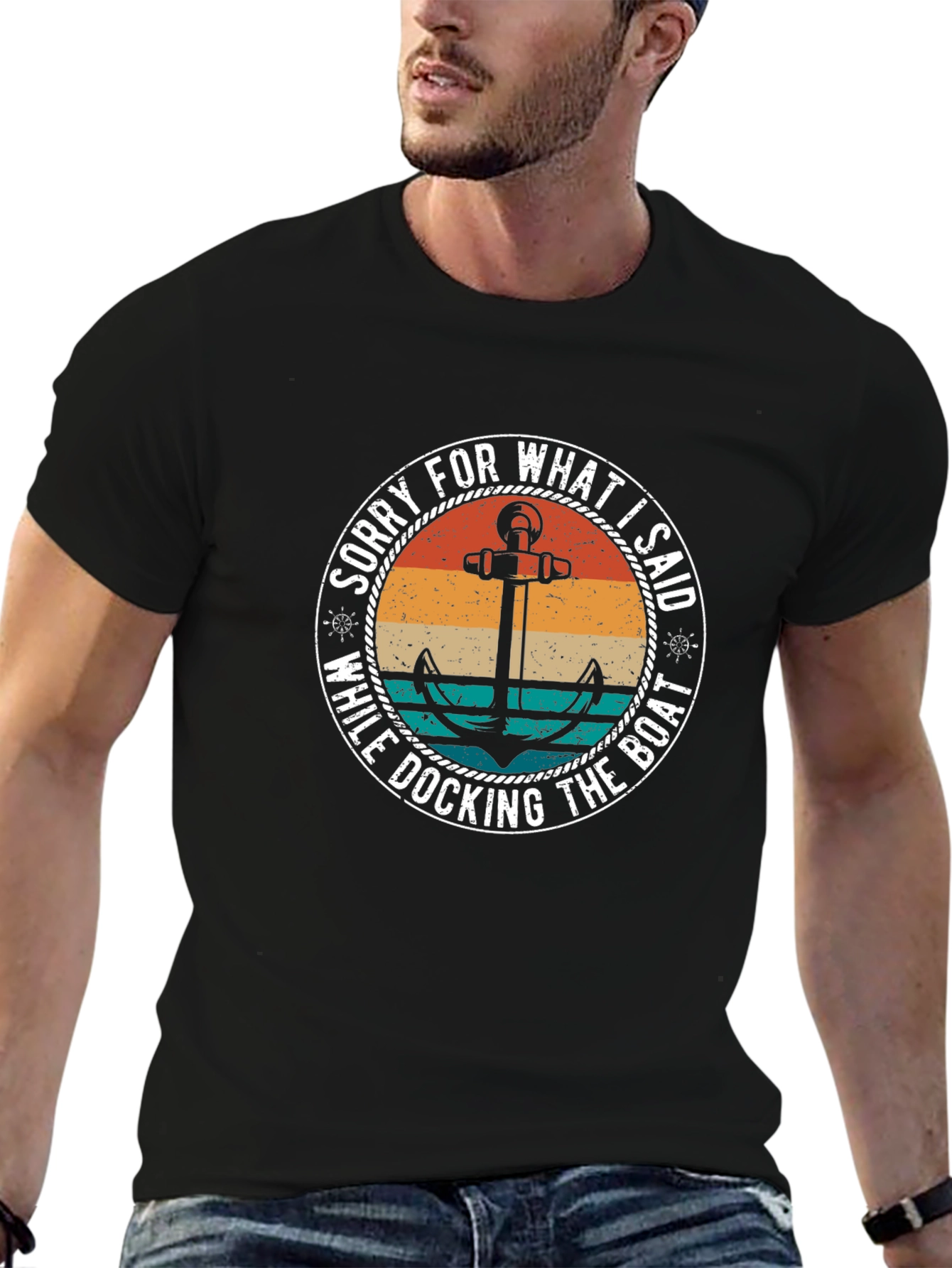 Sorry for What I Said Boat Tee