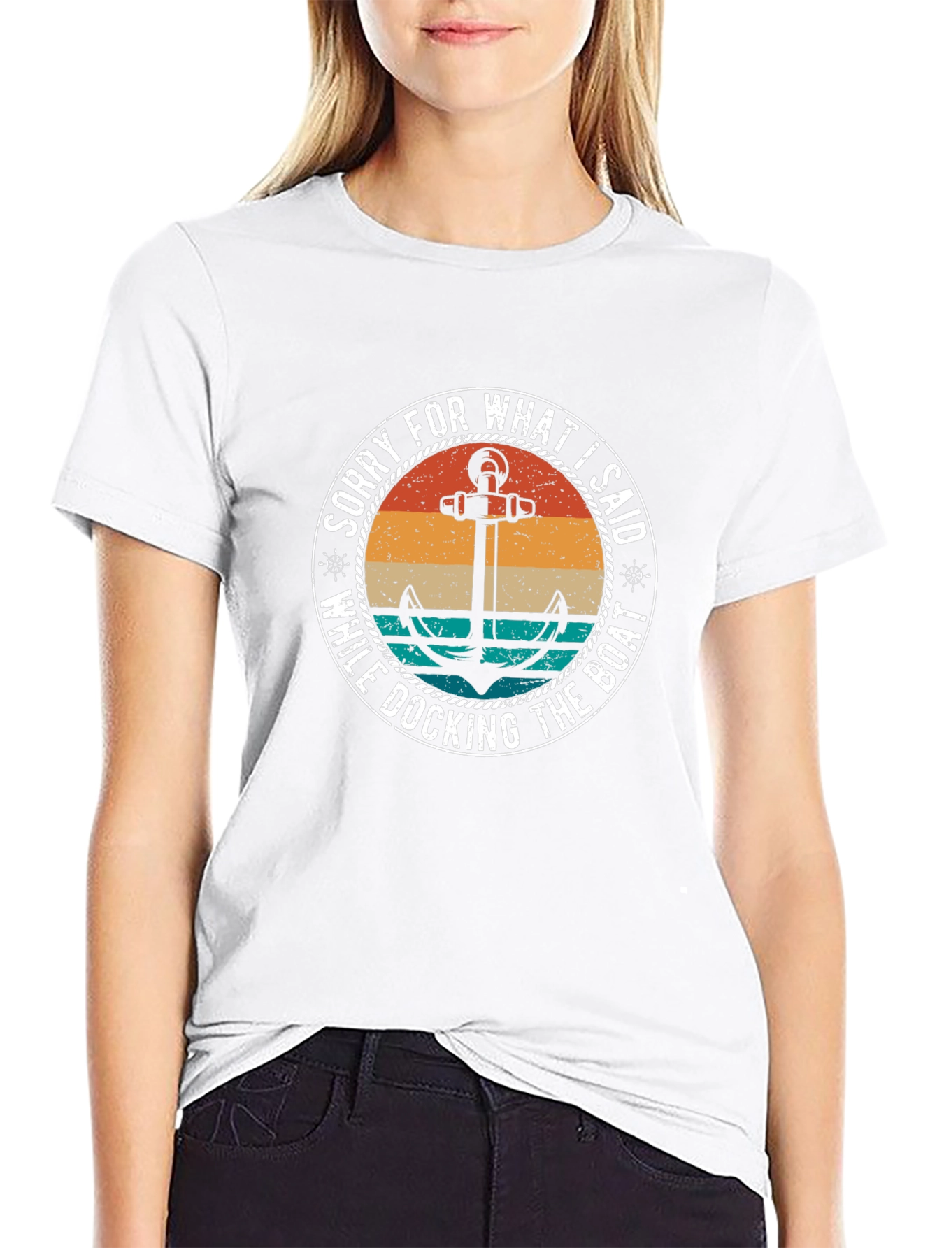 Sorry for What I Said Boat Tee