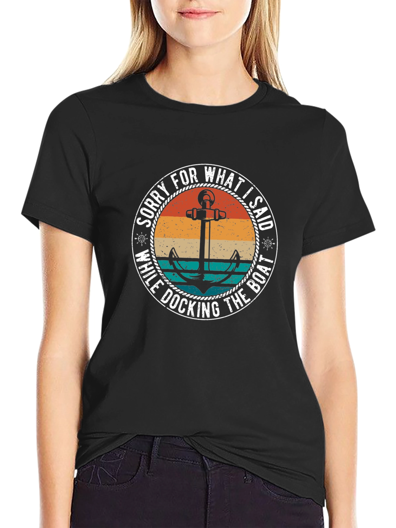 Sorry for What I Said Boat Tee