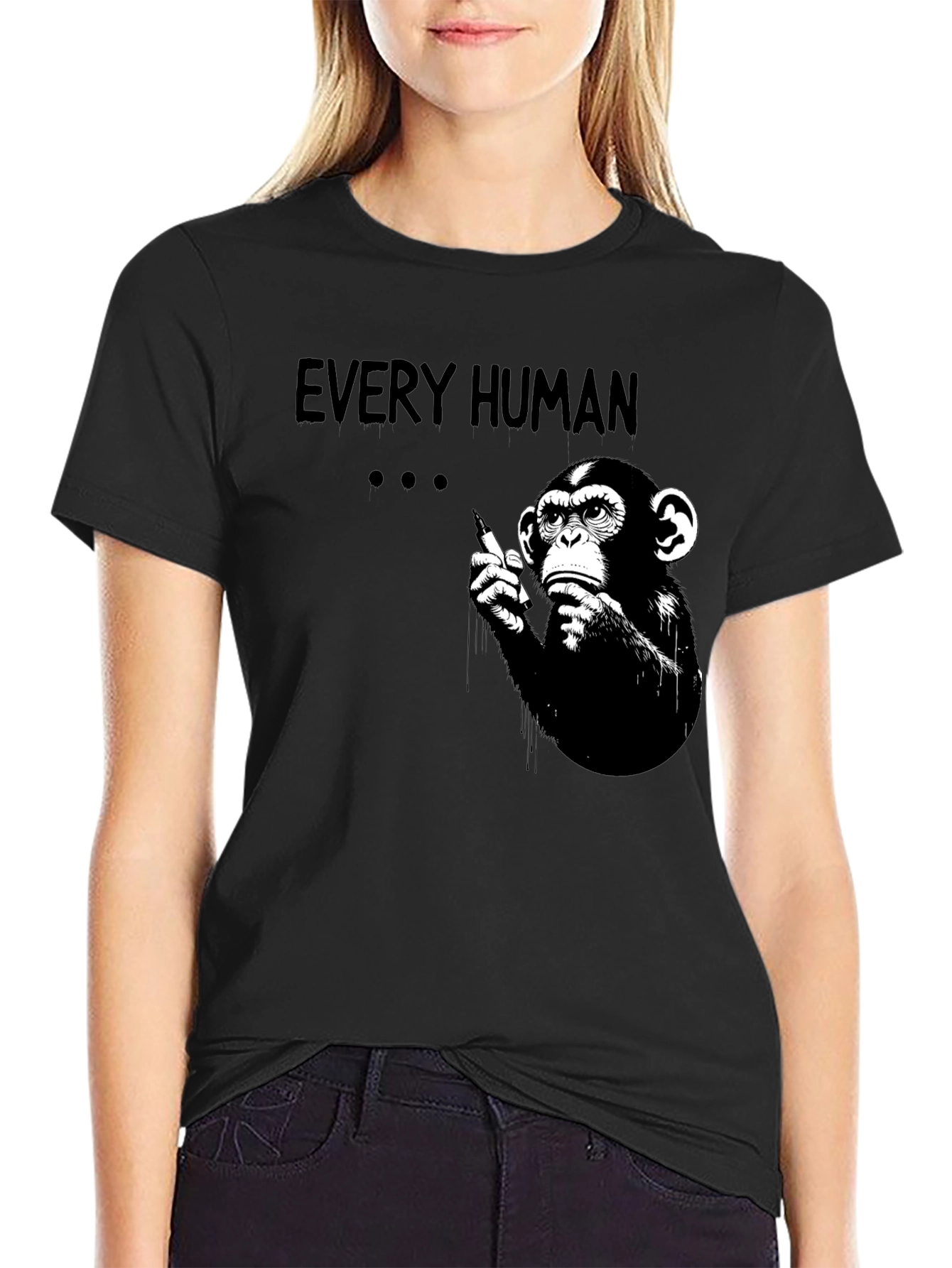 Every Human Monkey Graphic T-Shirt
