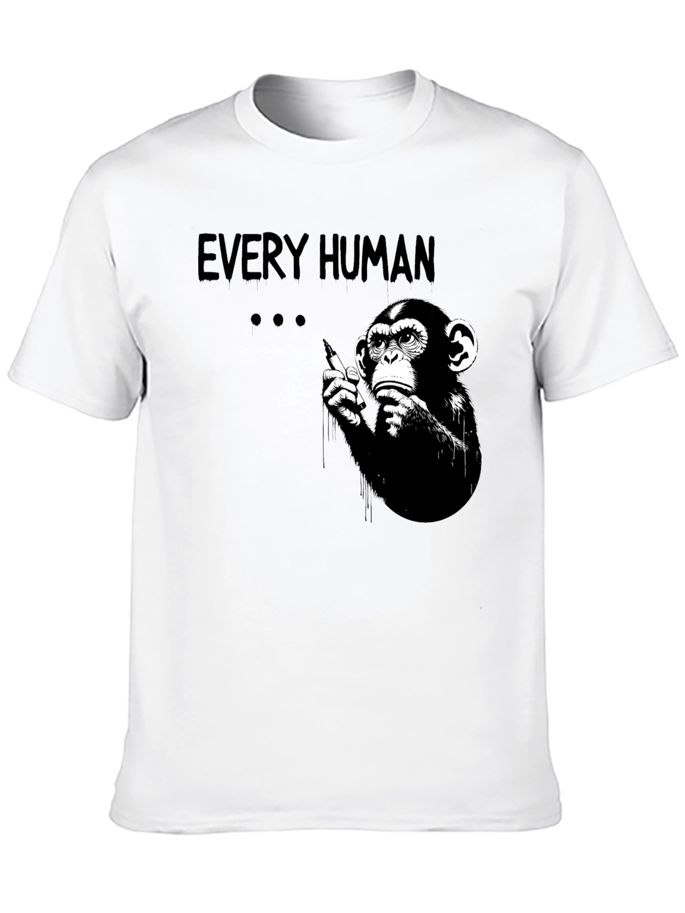 Every Human Monkey Graphic T-Shirt