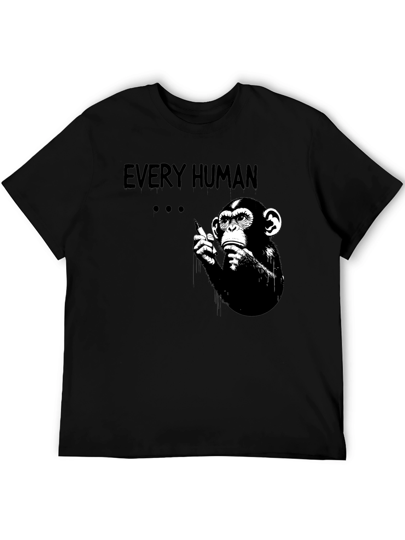 Every Human Monkey Graphic T-Shirt