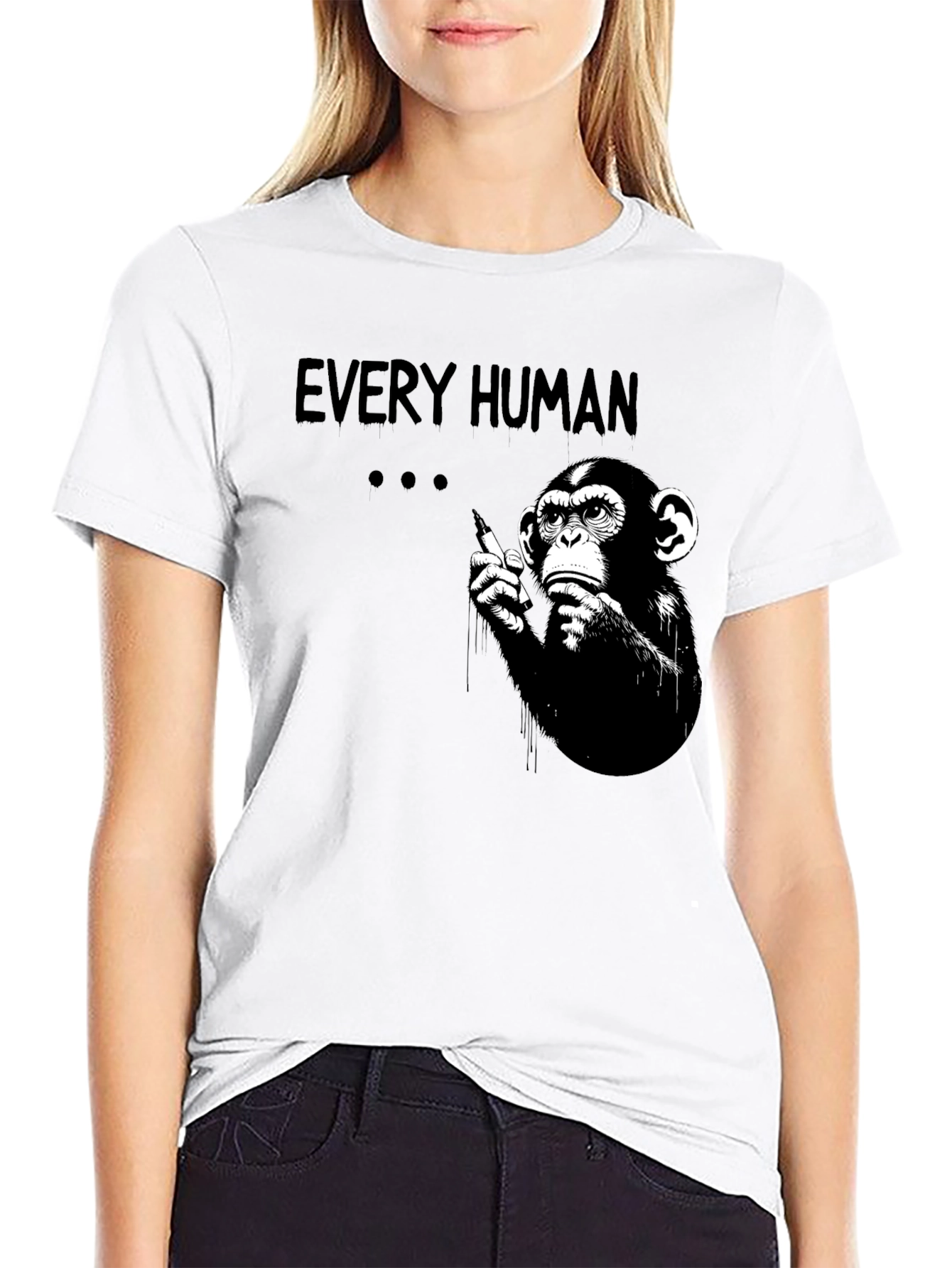 Every Human Monkey Graphic T-Shirt