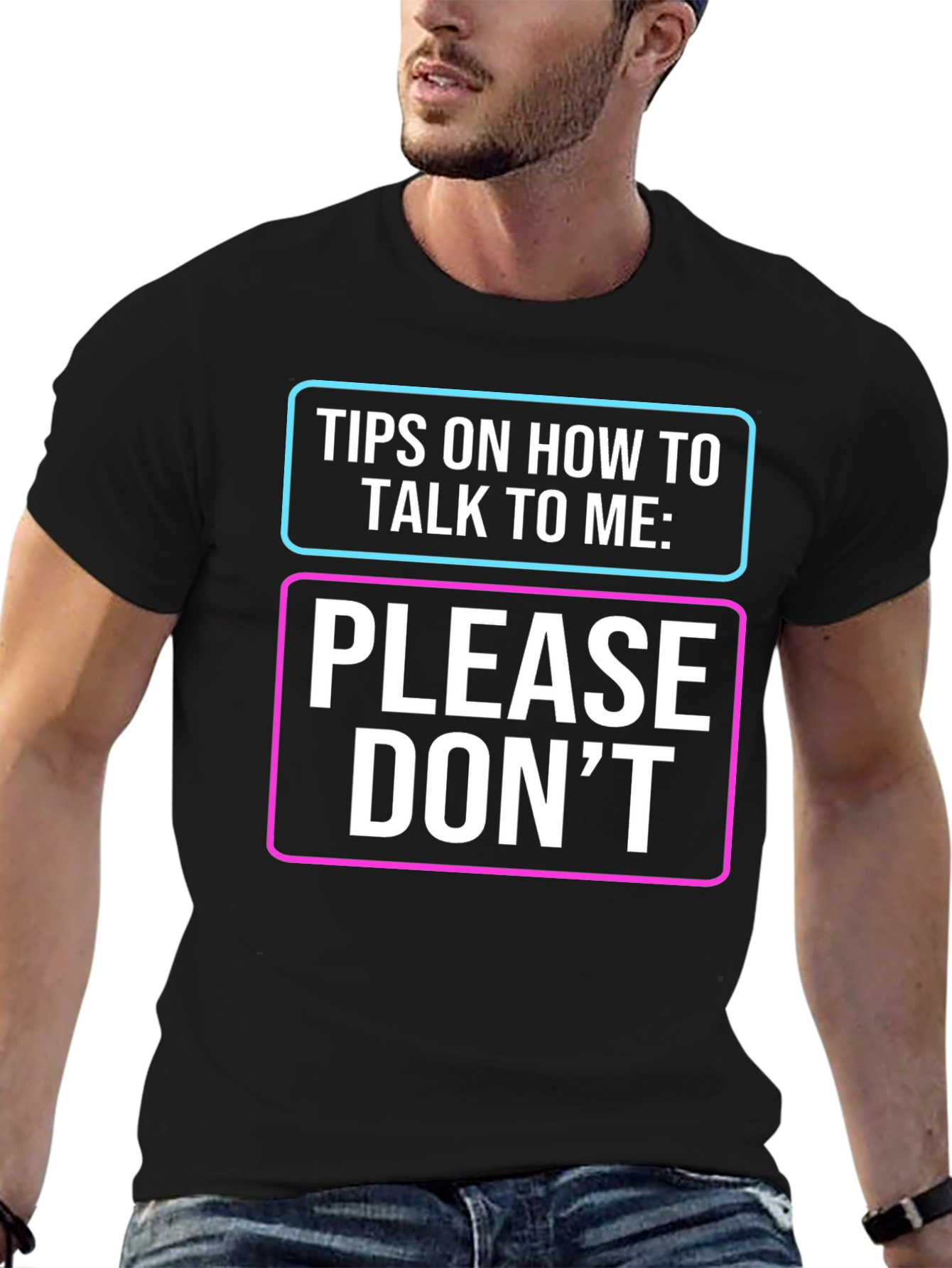Humorous Please Dont Graphic Tee