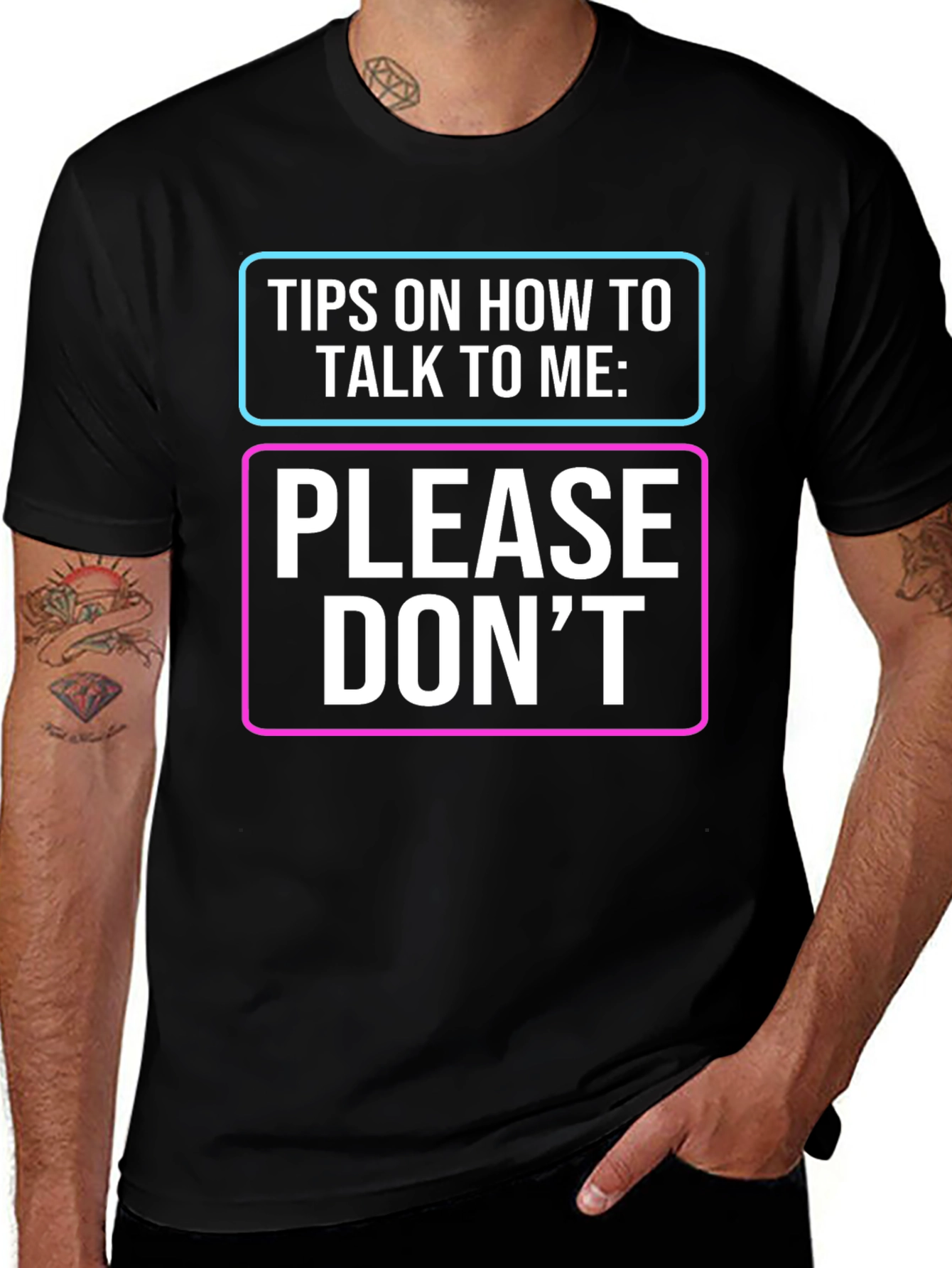 Humorous Please Dont Graphic Tee