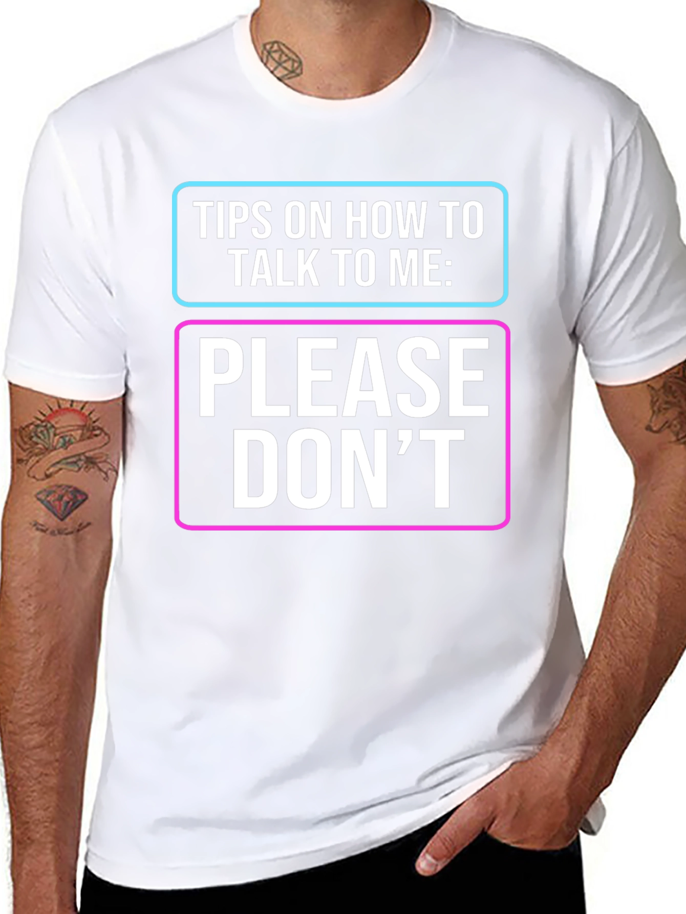 Humorous Please Dont Graphic Tee