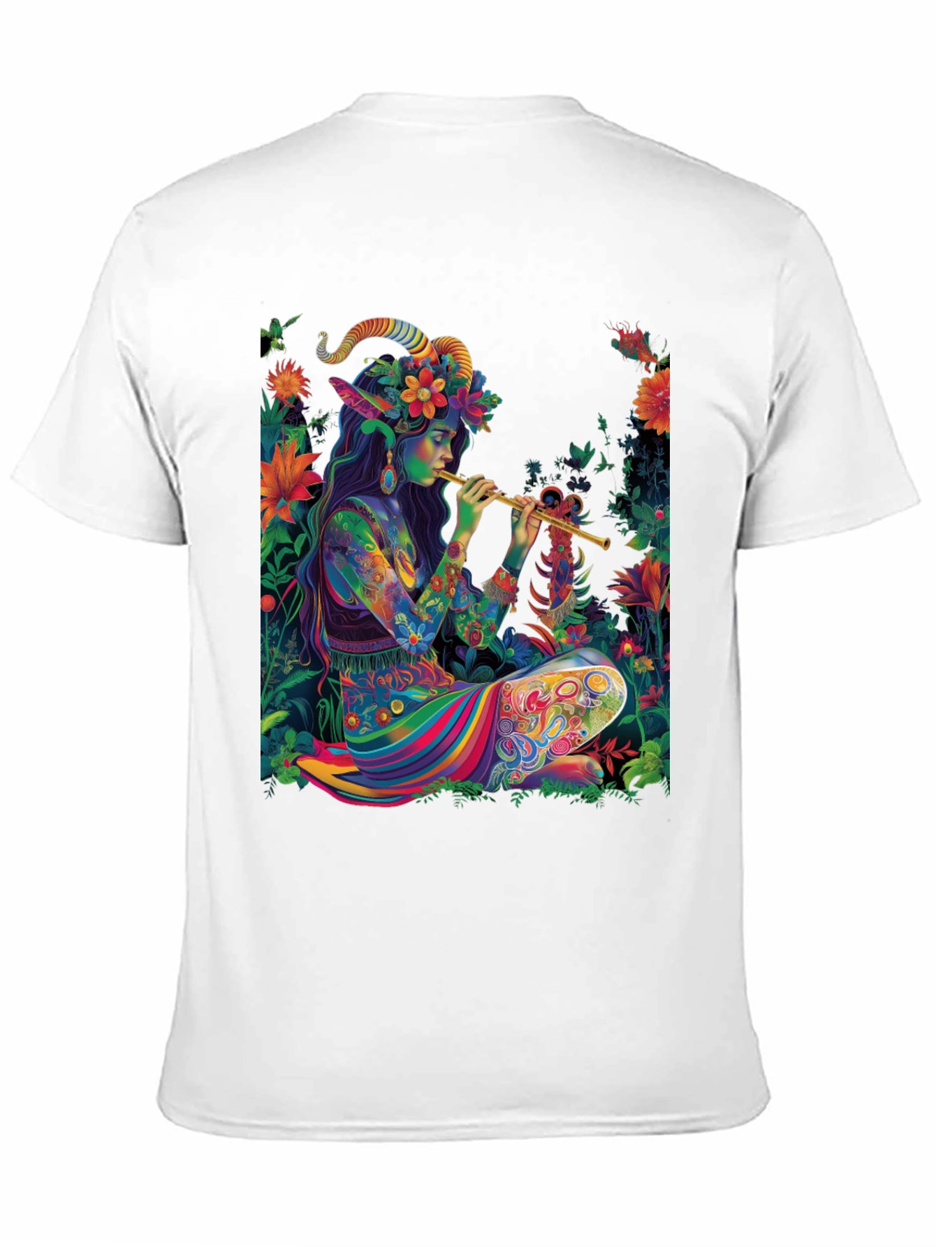 Psychedelic Faun T-Shirt - Unique Graphic Tee