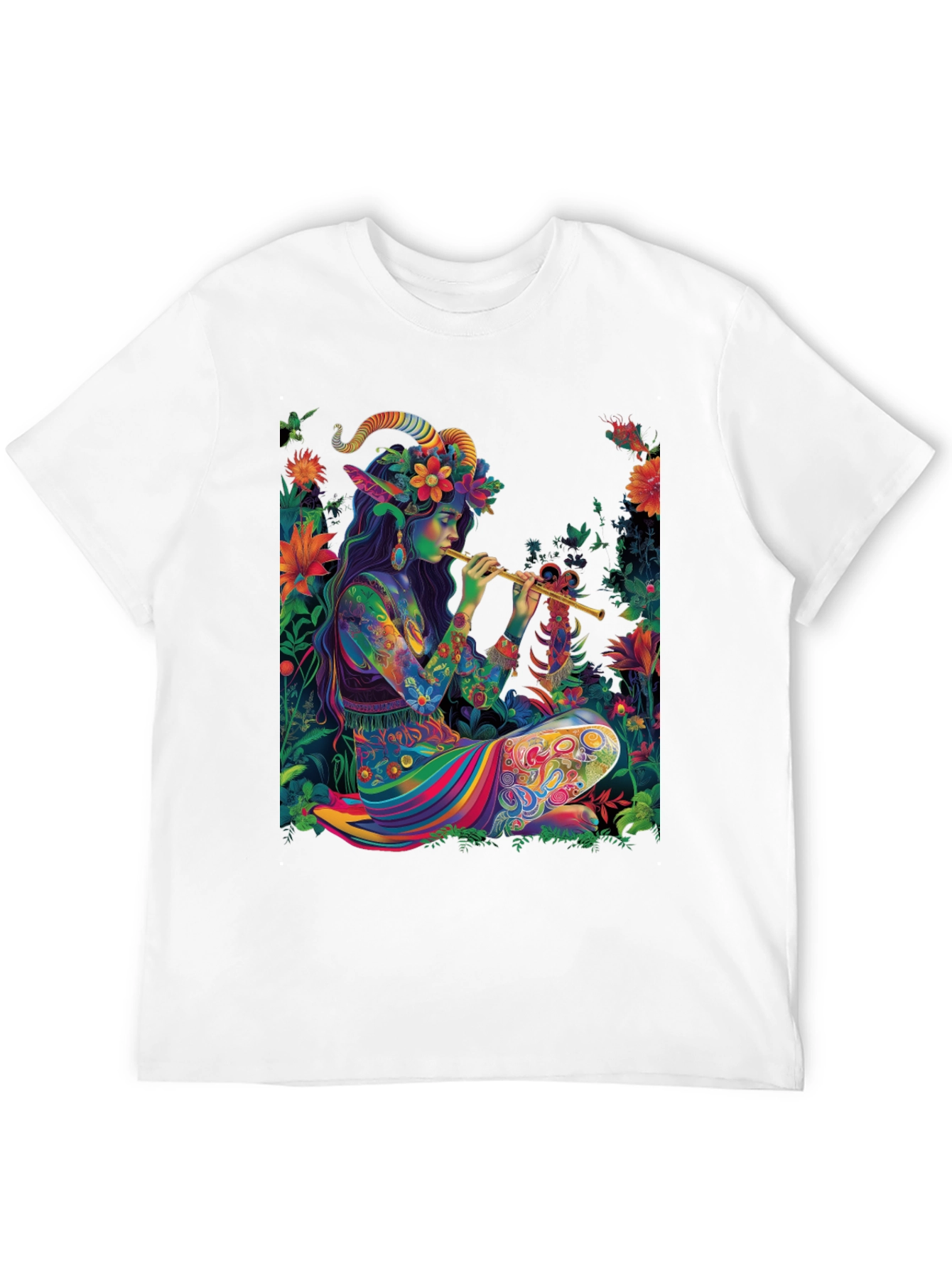 Psychedelic Faun T-Shirt - Unique Graphic Tee