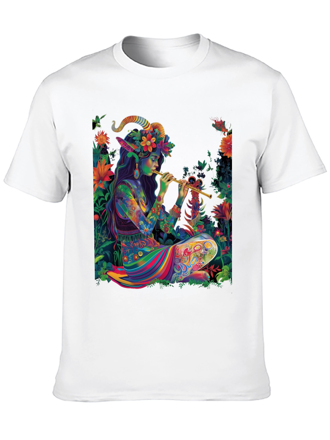 Psychedelic Faun T-Shirt - Unique Graphic Tee