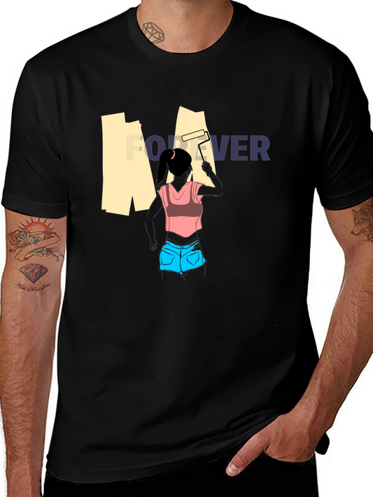 Forever Painting T-Shirt - Unique Graphic Tee