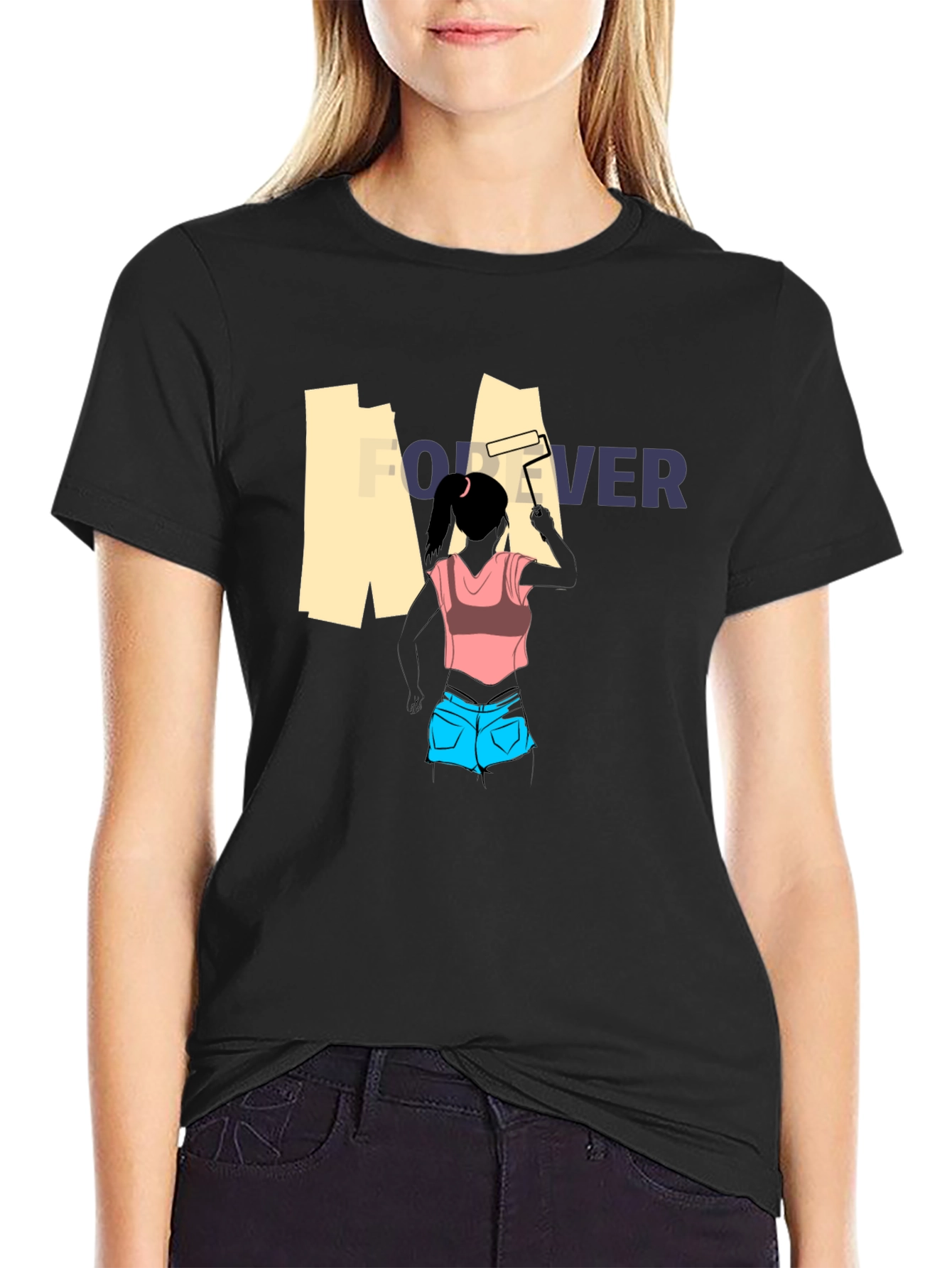 Forever Painting T-Shirt - Unique Graphic Tee