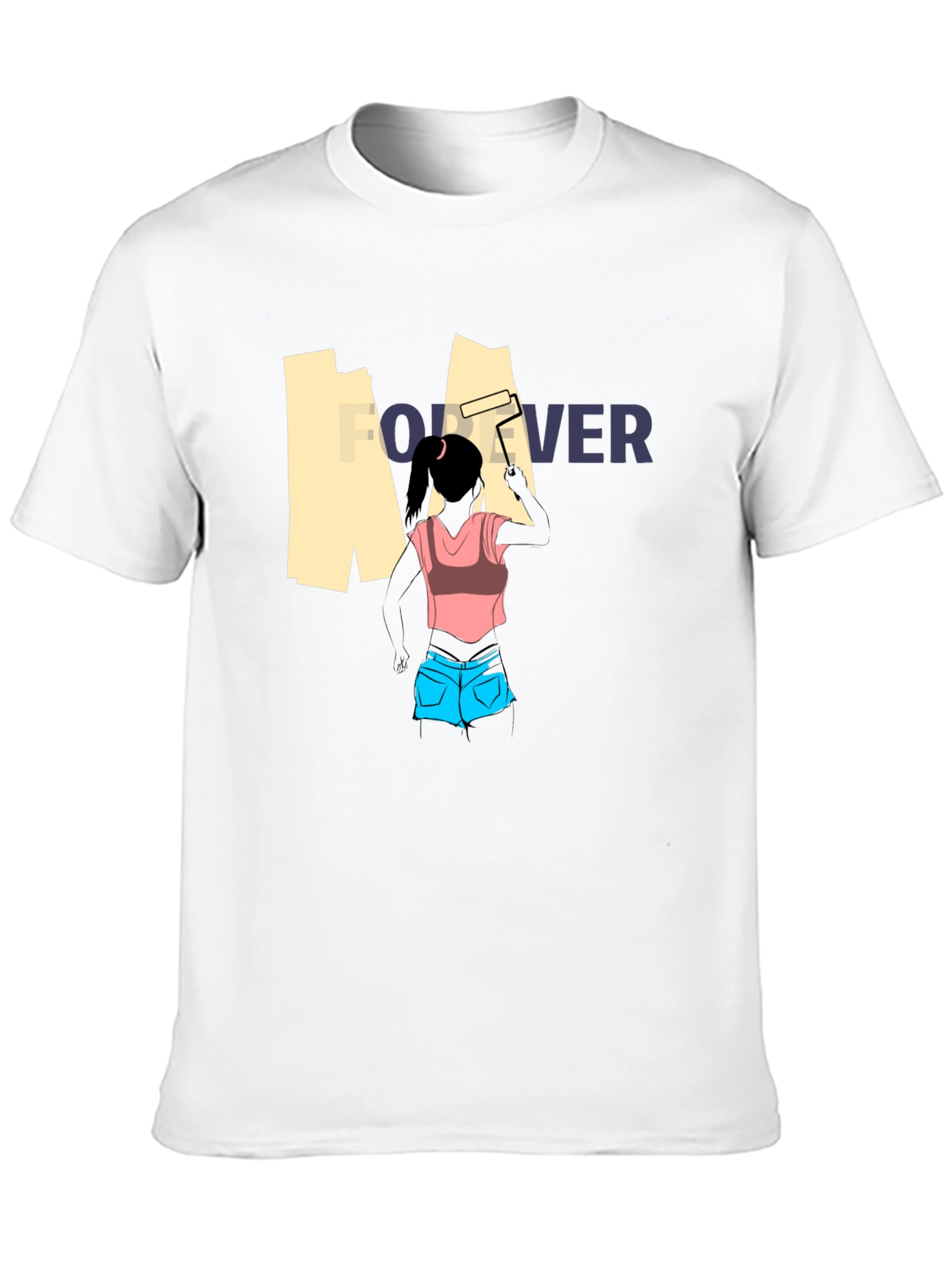 Forever Painting T-Shirt - Unique Graphic Tee