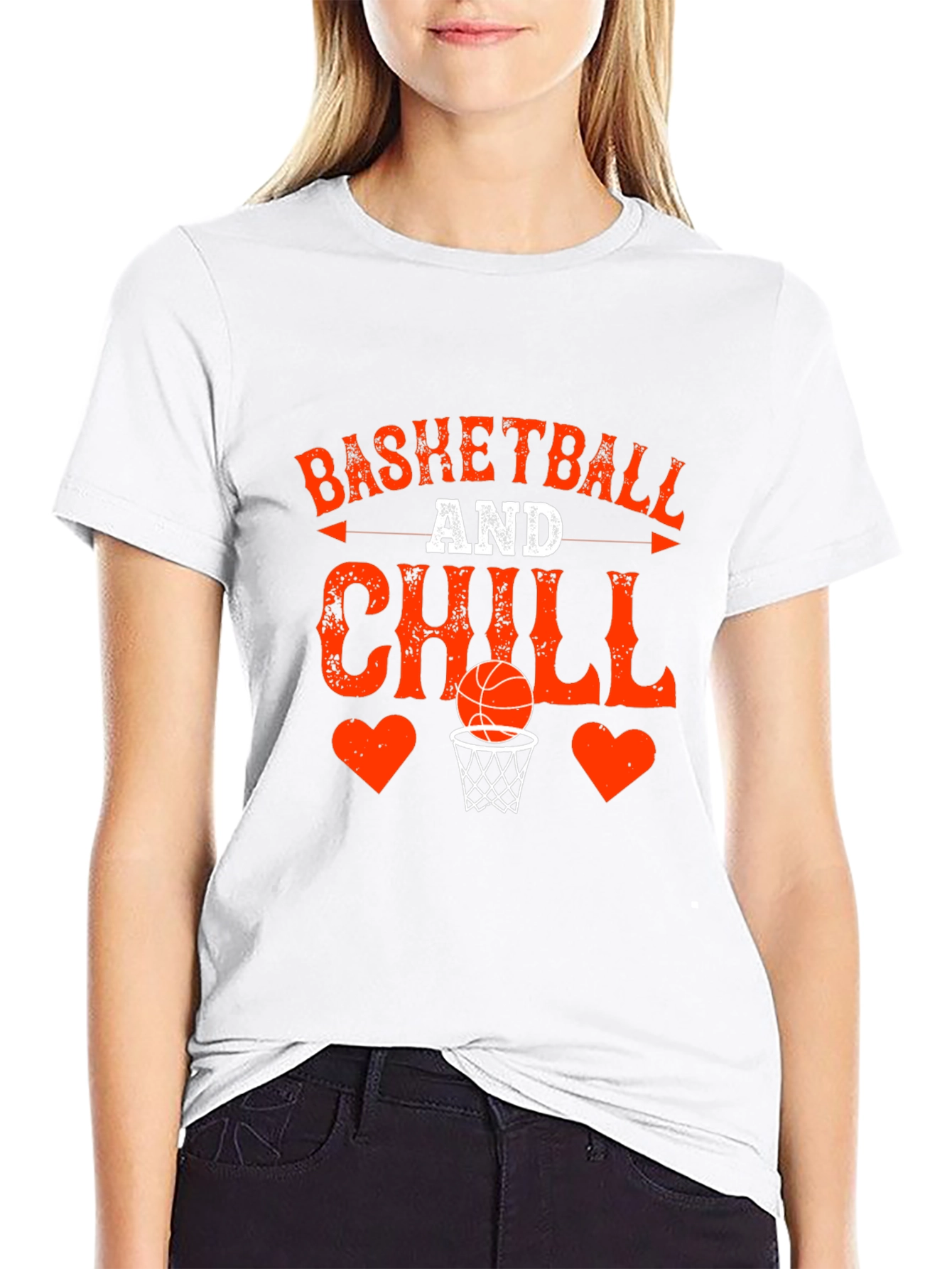 Basketball and Chill Graphic Tee