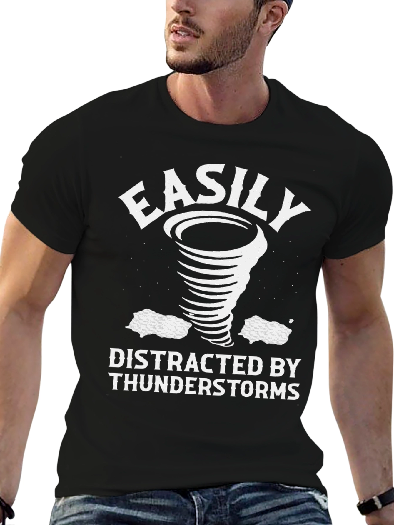 Easily Distracted by Thunderstorms T-Shirt