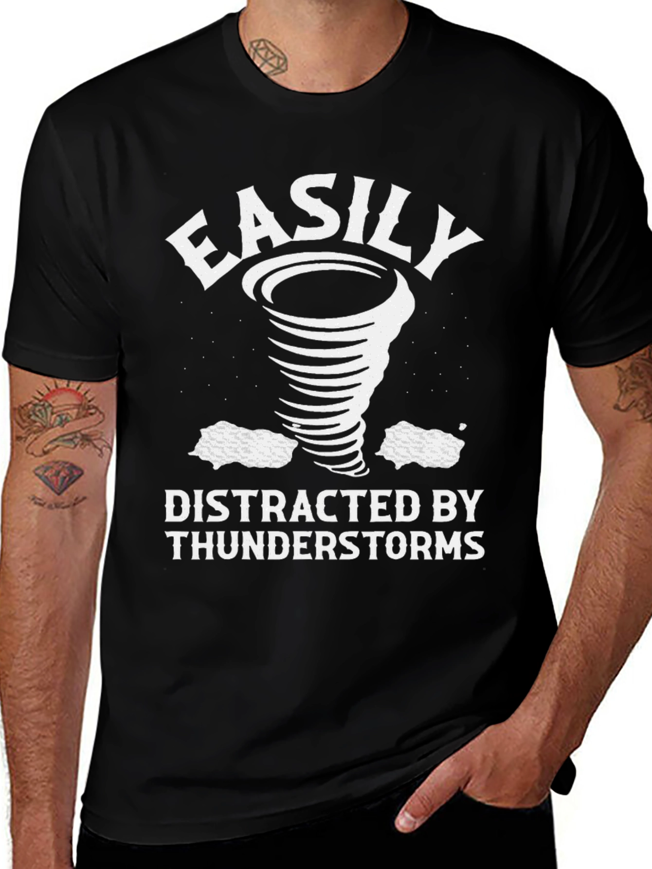 Easily Distracted by Thunderstorms T-Shirt