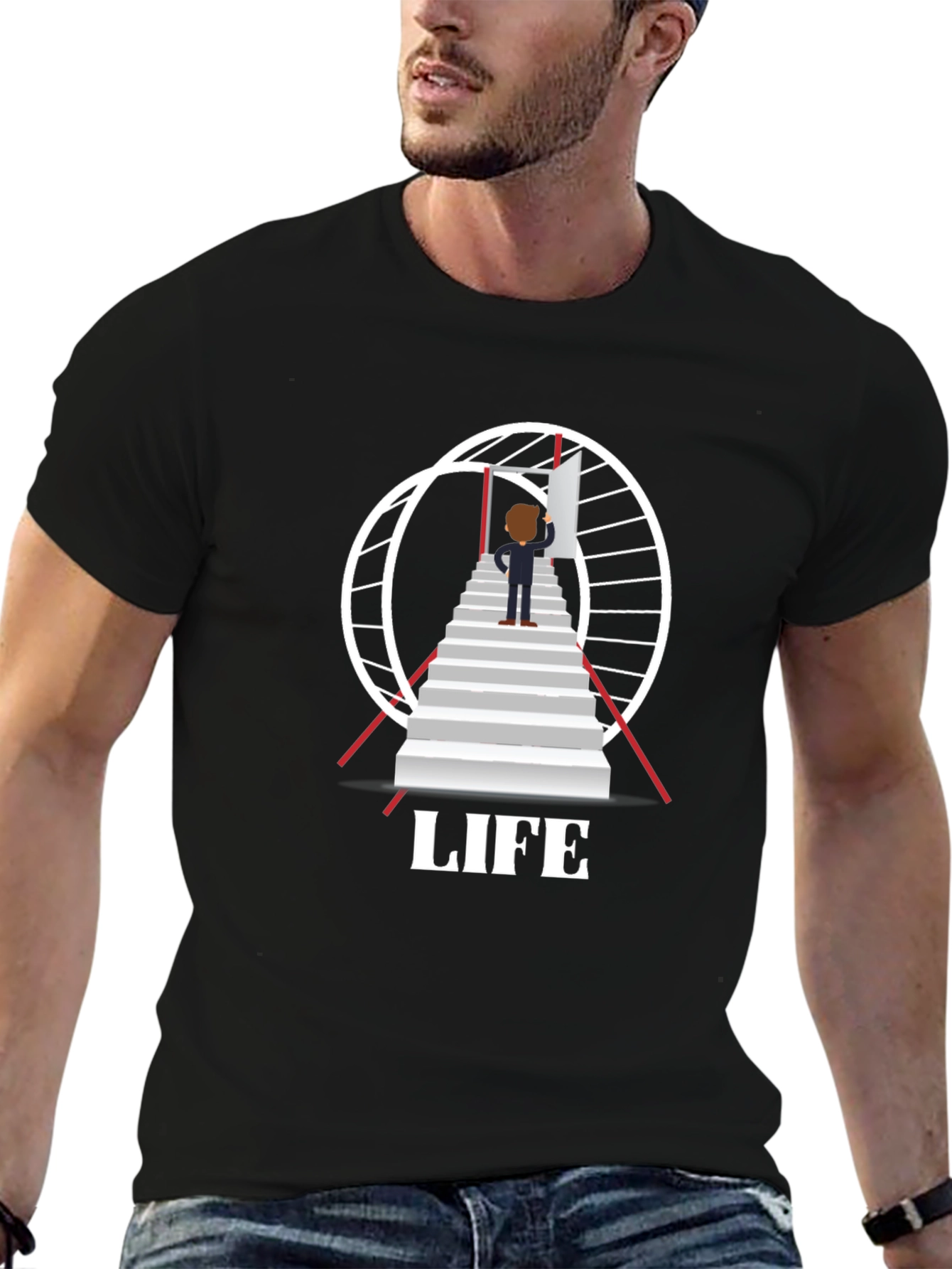 LIFE Hamster Wheel T-Shirt
