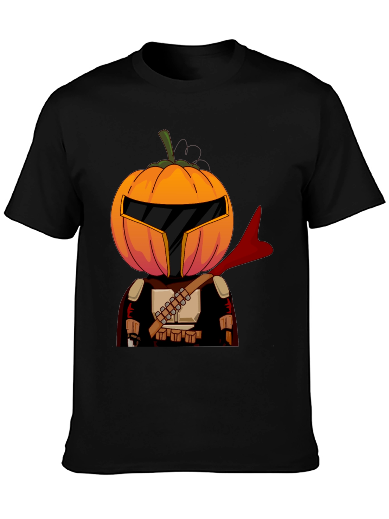 Pumpkin Mandalorian Halloween T-Shirt