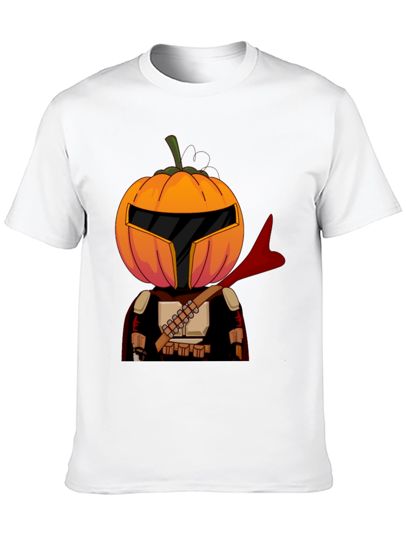 Pumpkin Mandalorian Halloween T-Shirt