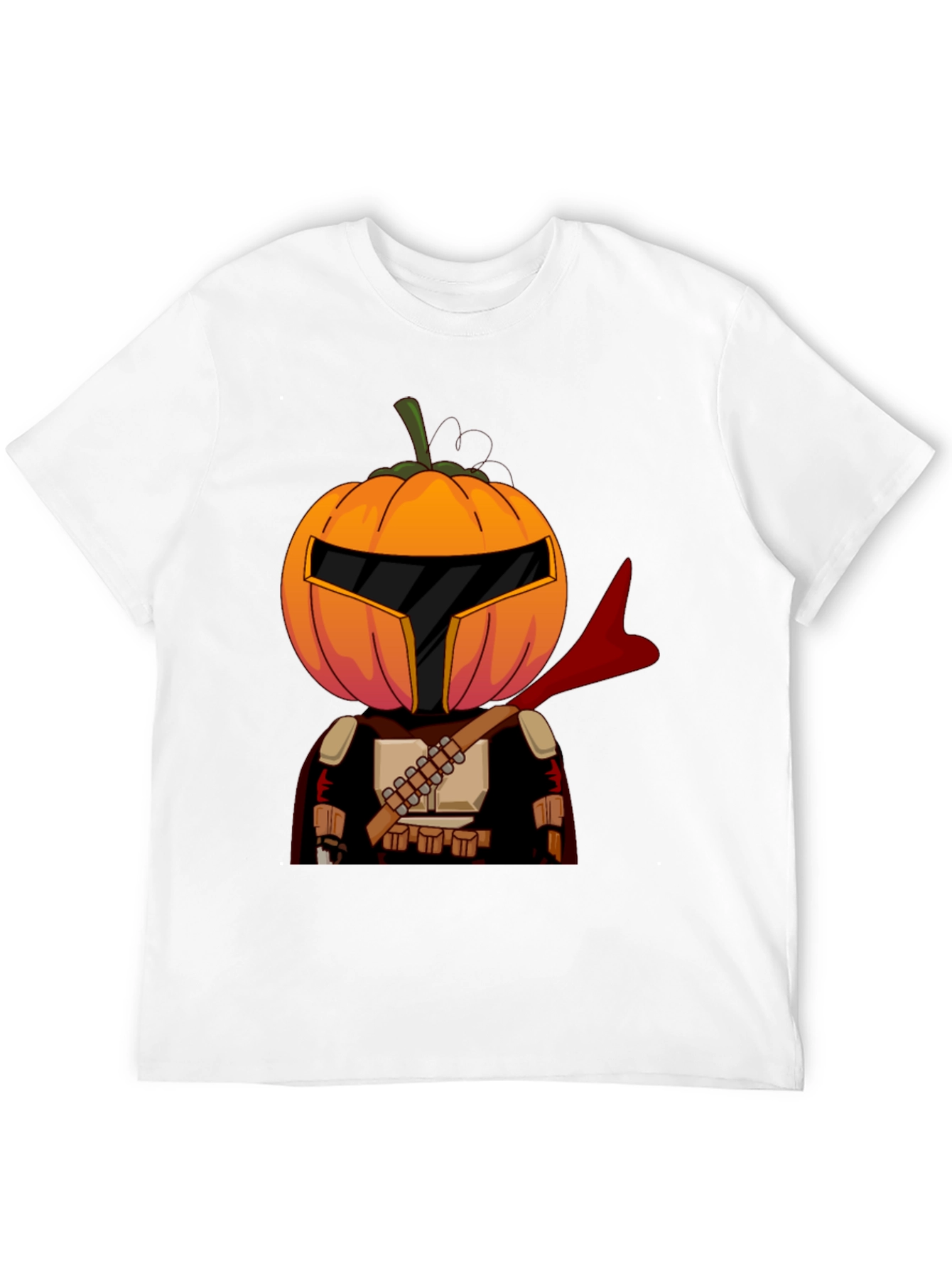Pumpkin Mandalorian Halloween T-Shirt