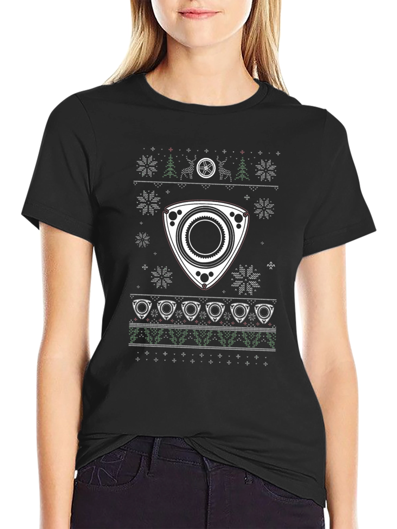 Rotary Engine Christmas Sweater T-Shirt