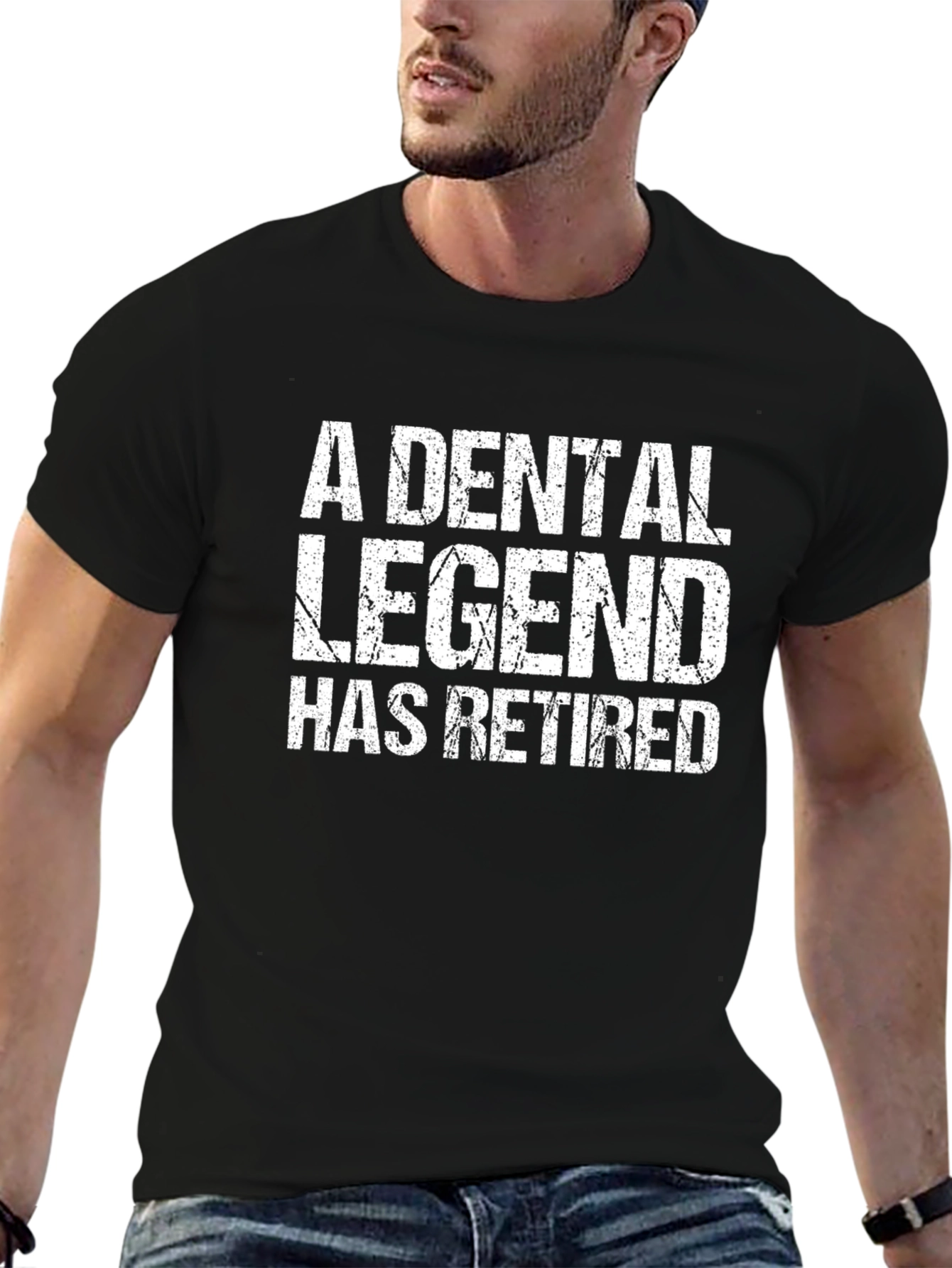 Dental Legend Retired T-Shirt - Novelty Graphic Tee