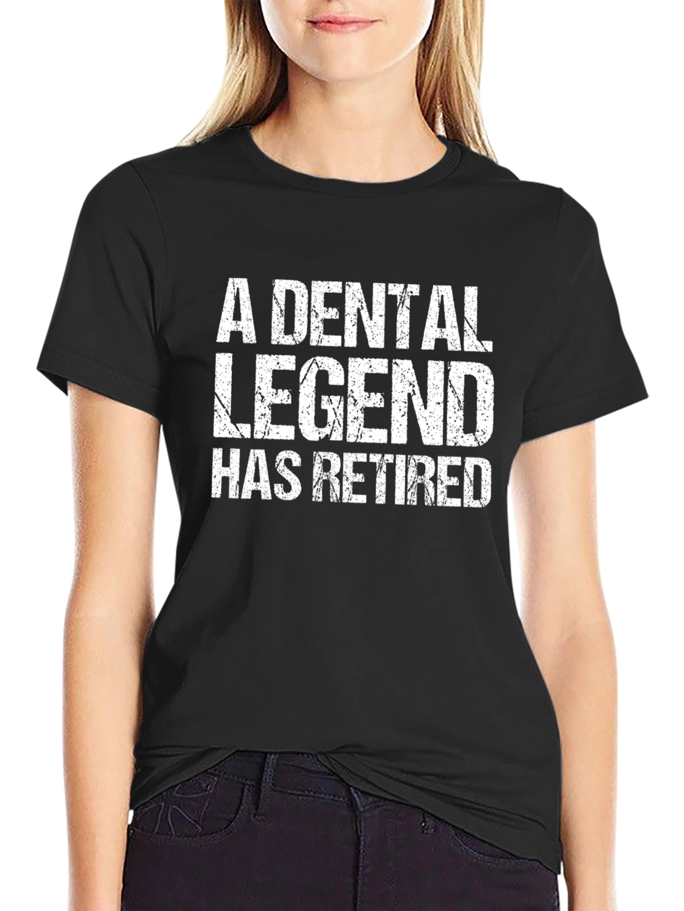 Dental Legend Retired T-Shirt - Novelty Graphic Tee