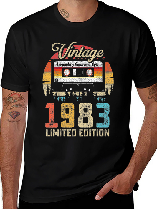 Vintage 1983 Limited Edition Cassette T-Shirt