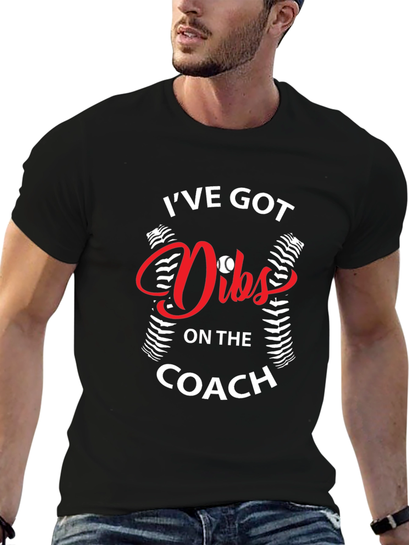Ive Got Dibs On The Coach Baseball T-Shirt