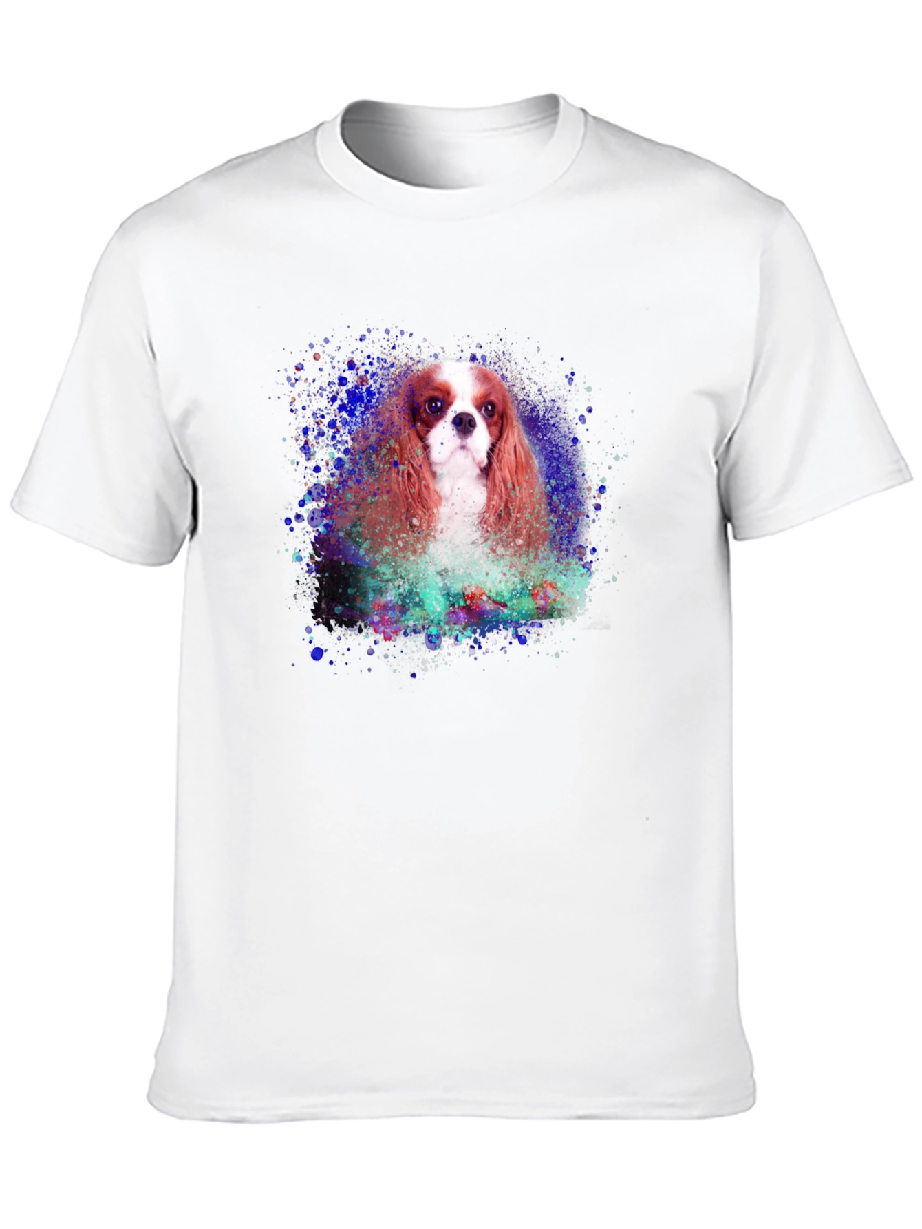 Dog Watercolor Graphic T-Shirt