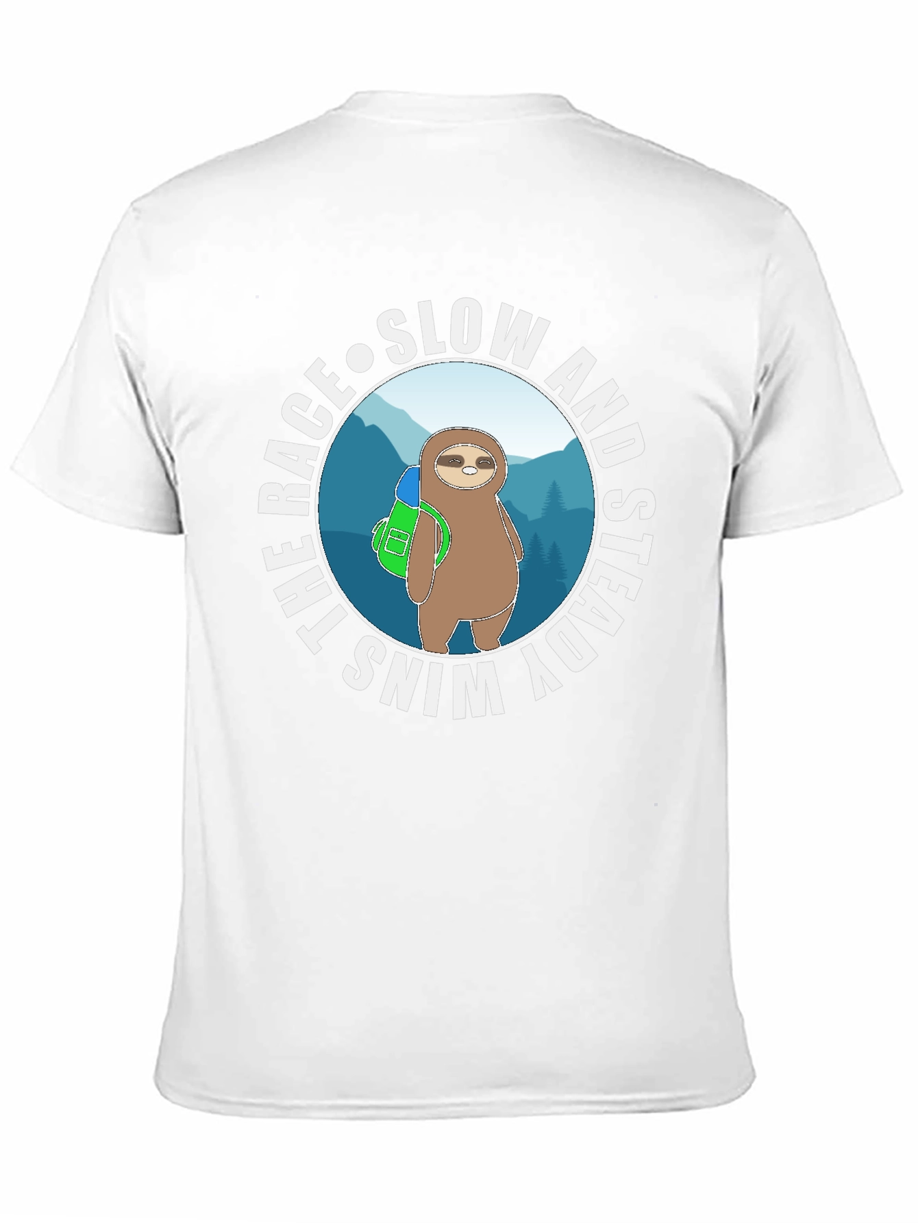 Slow and Steady Wins the Race Sloth T-Shirt