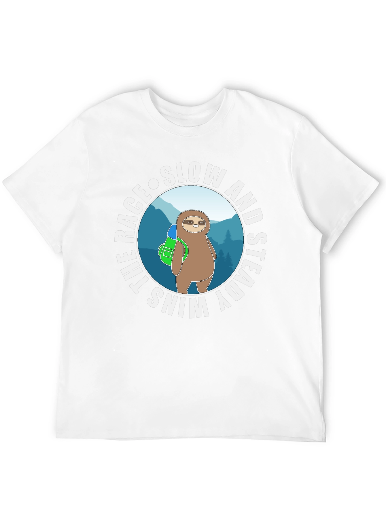Slow and Steady Wins the Race Sloth T-Shirt