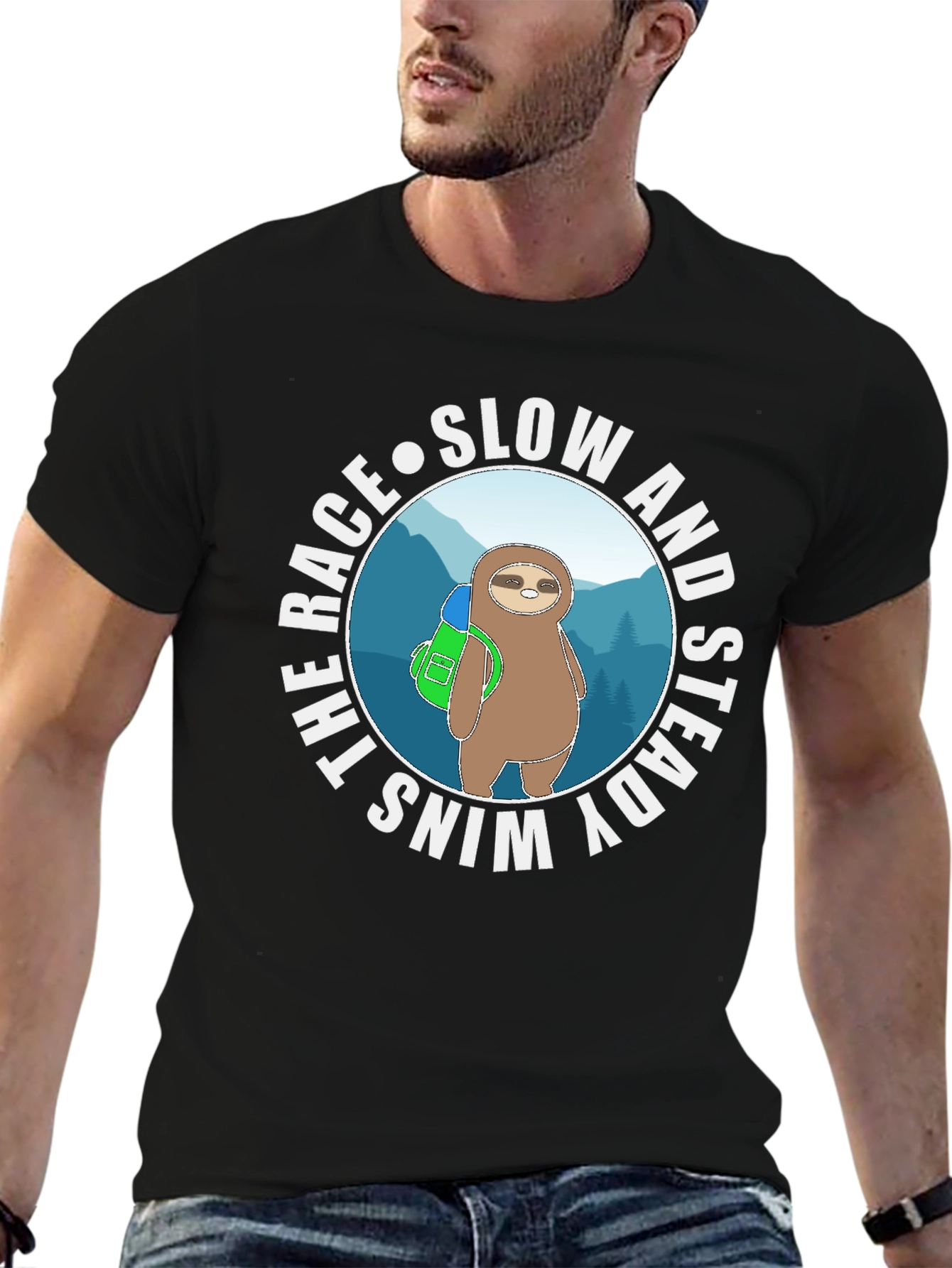Slow and Steady Wins the Race Sloth T-Shirt