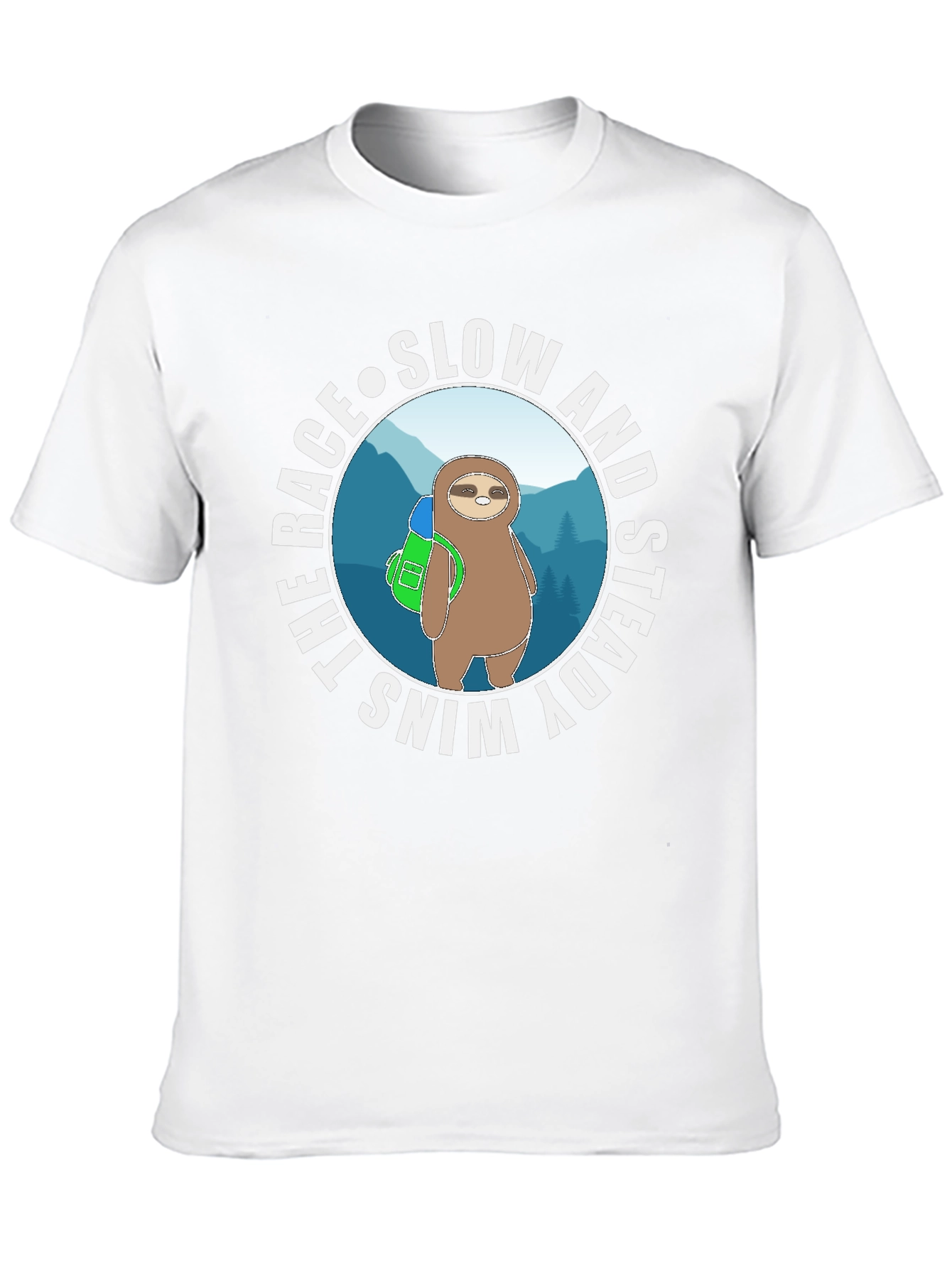 Slow and Steady Wins the Race Sloth T-Shirt