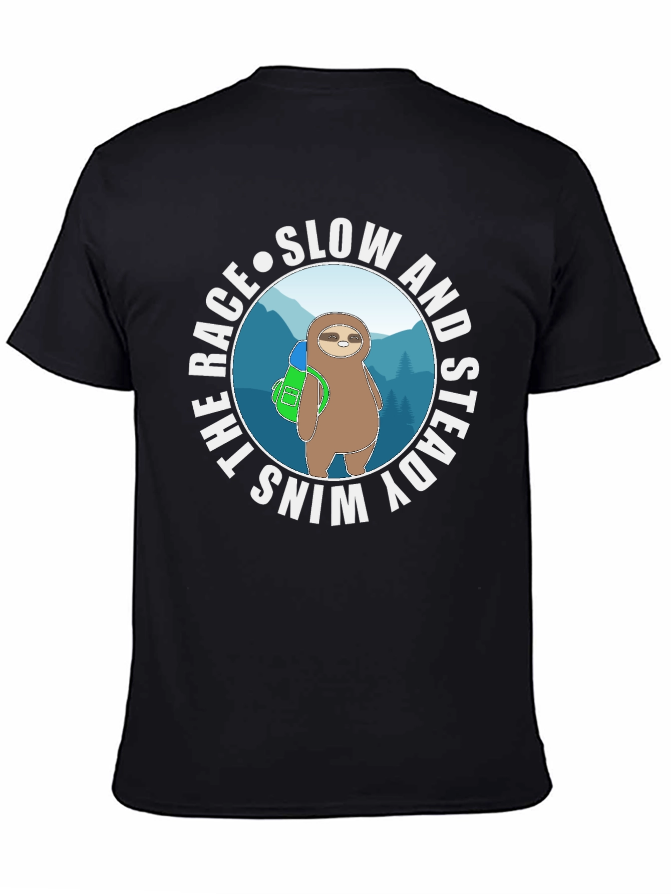 Slow and Steady Wins the Race Sloth T-Shirt