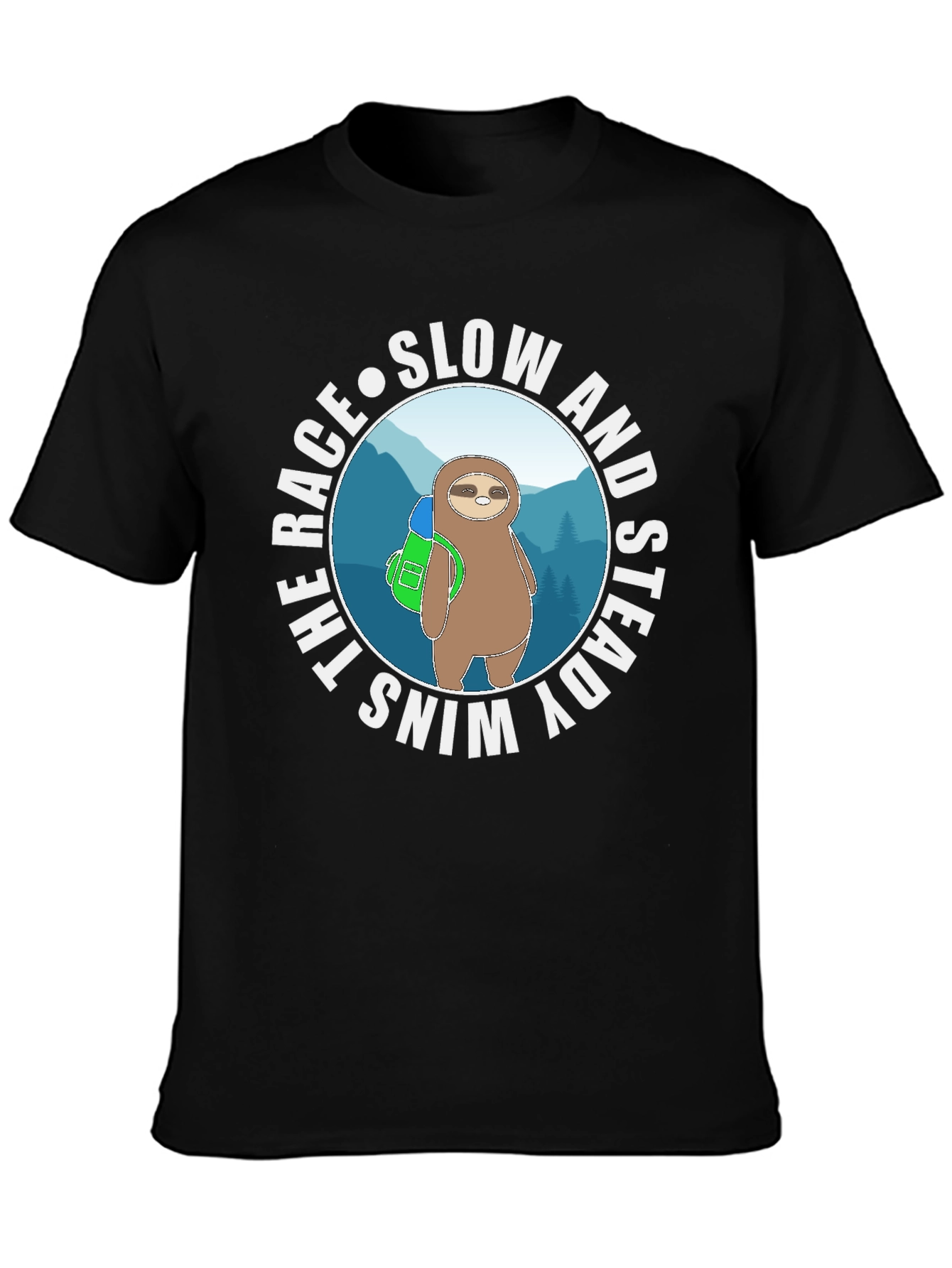 Slow and Steady Wins the Race Sloth T-Shirt