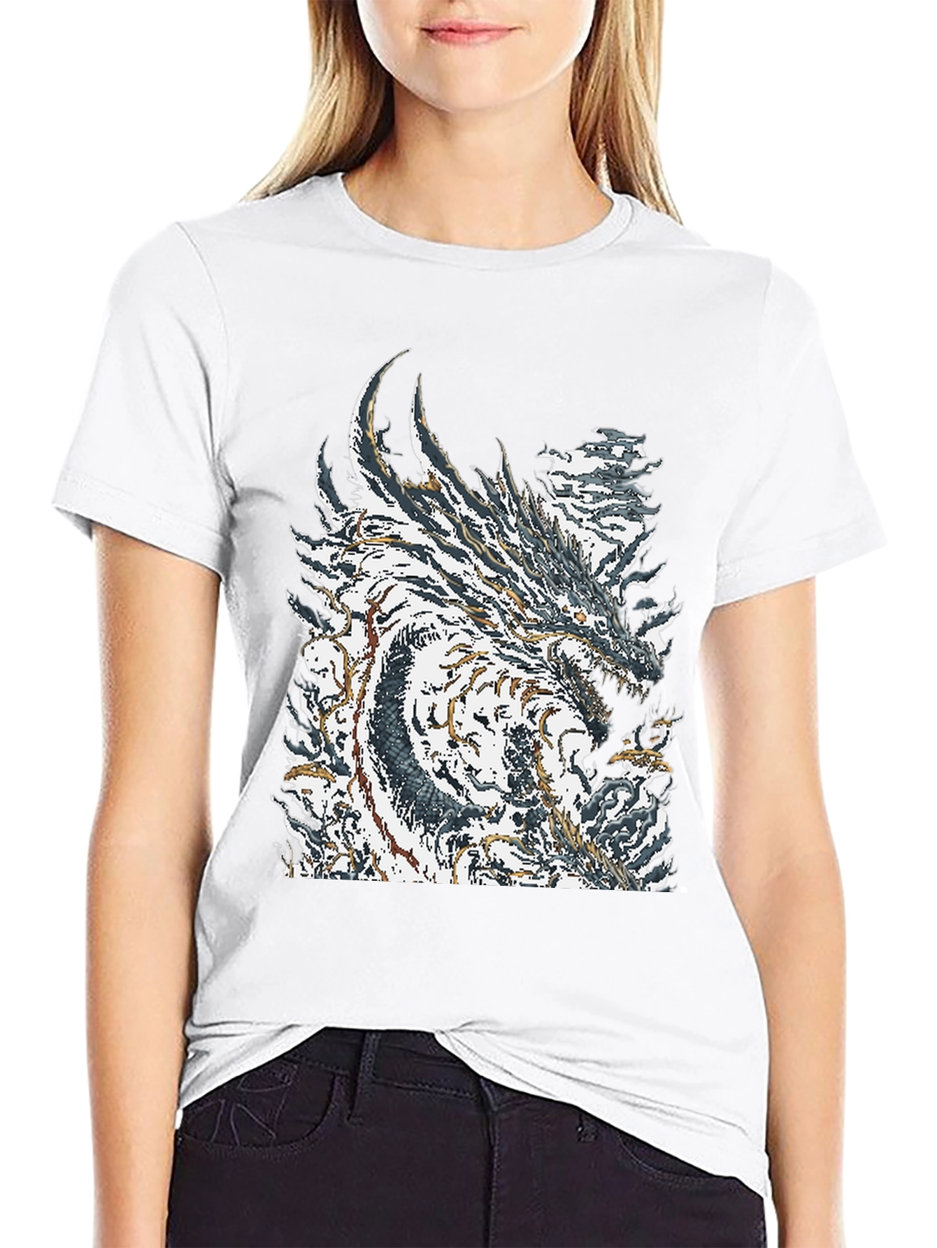 Monster Graphic Black T-Shirt