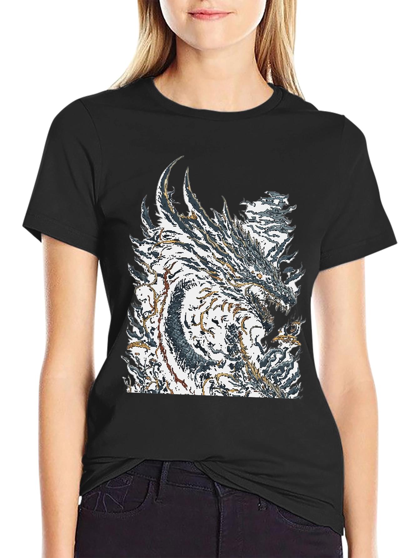 Monster Graphic Black T-Shirt