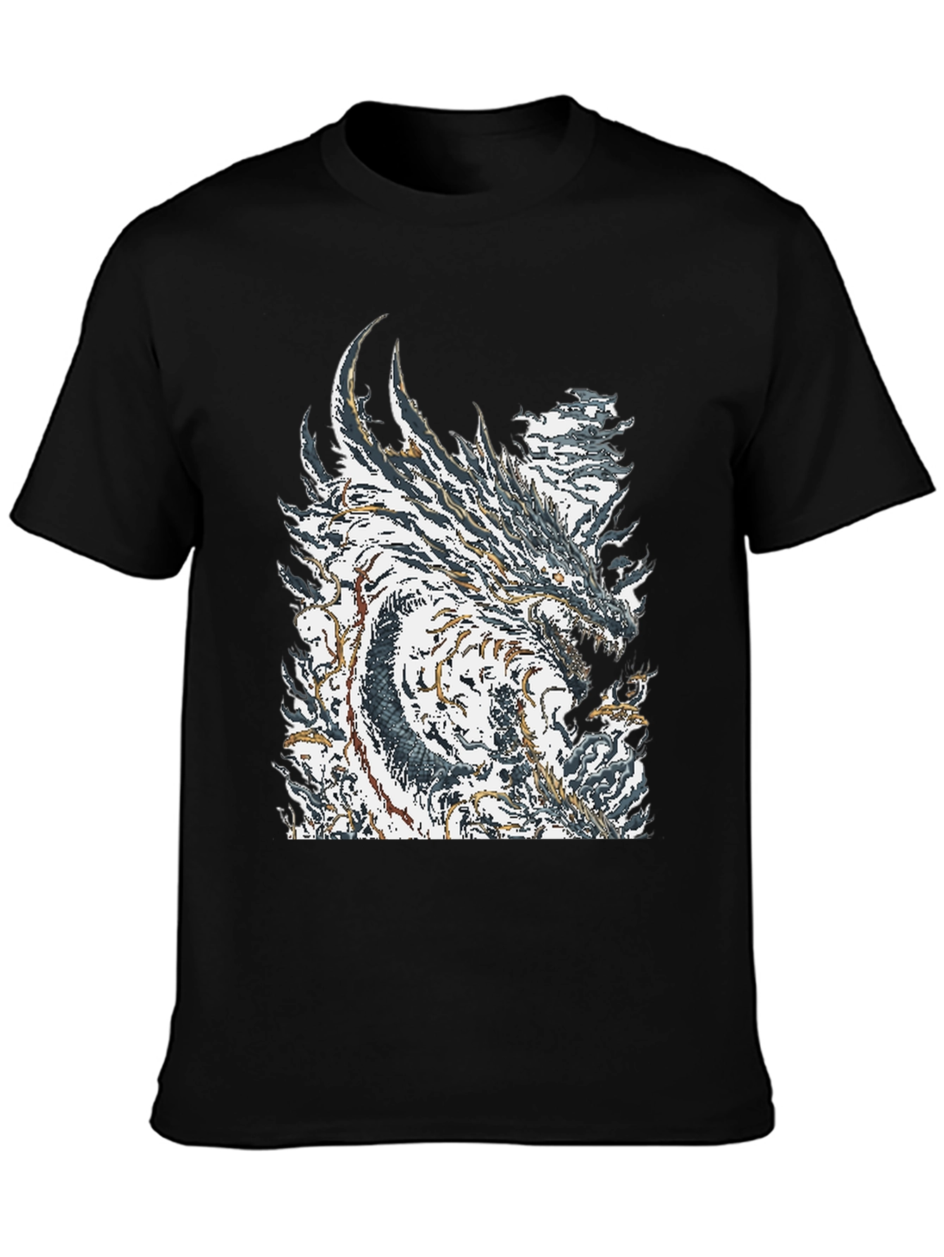 Monster Graphic Black T-Shirt
