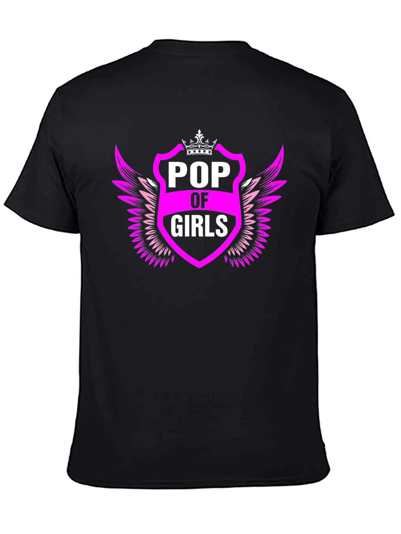 Pop of Girls Graphic Tee - Black