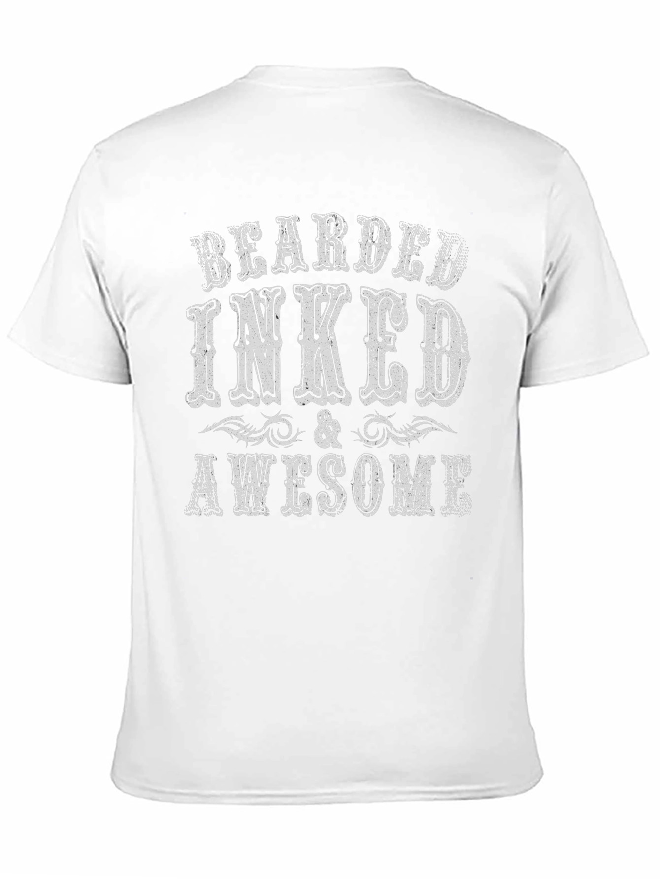 Bearded Inked & Awesome Graphic T-Shirt