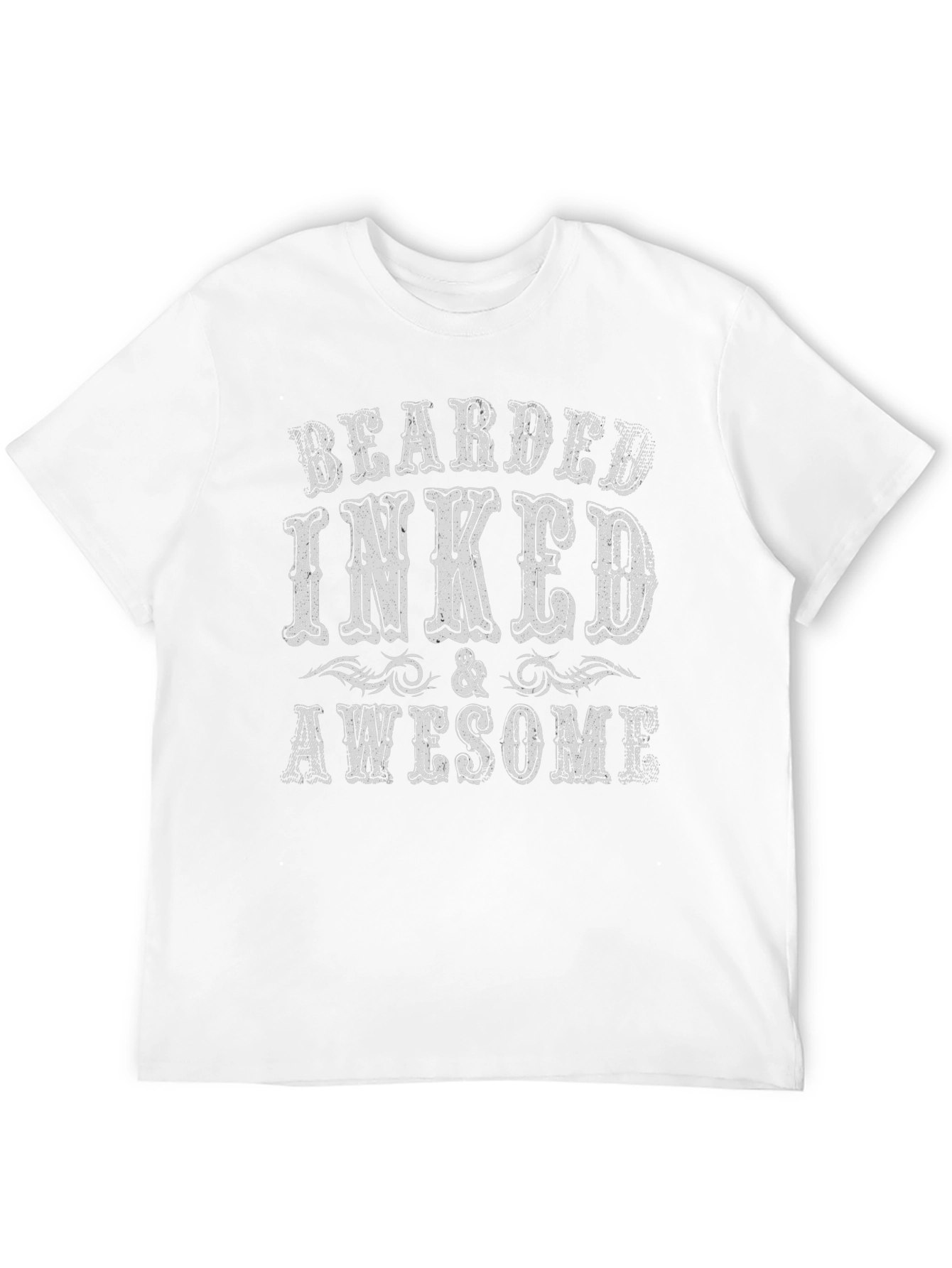 Bearded Inked & Awesome Graphic T-Shirt