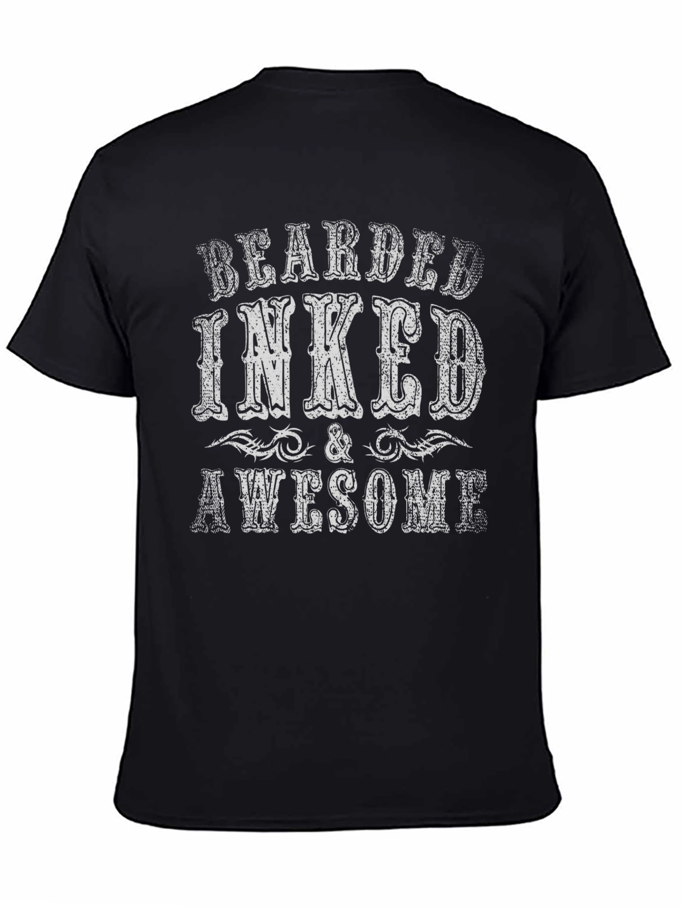 Bearded Inked & Awesome Graphic T-Shirt