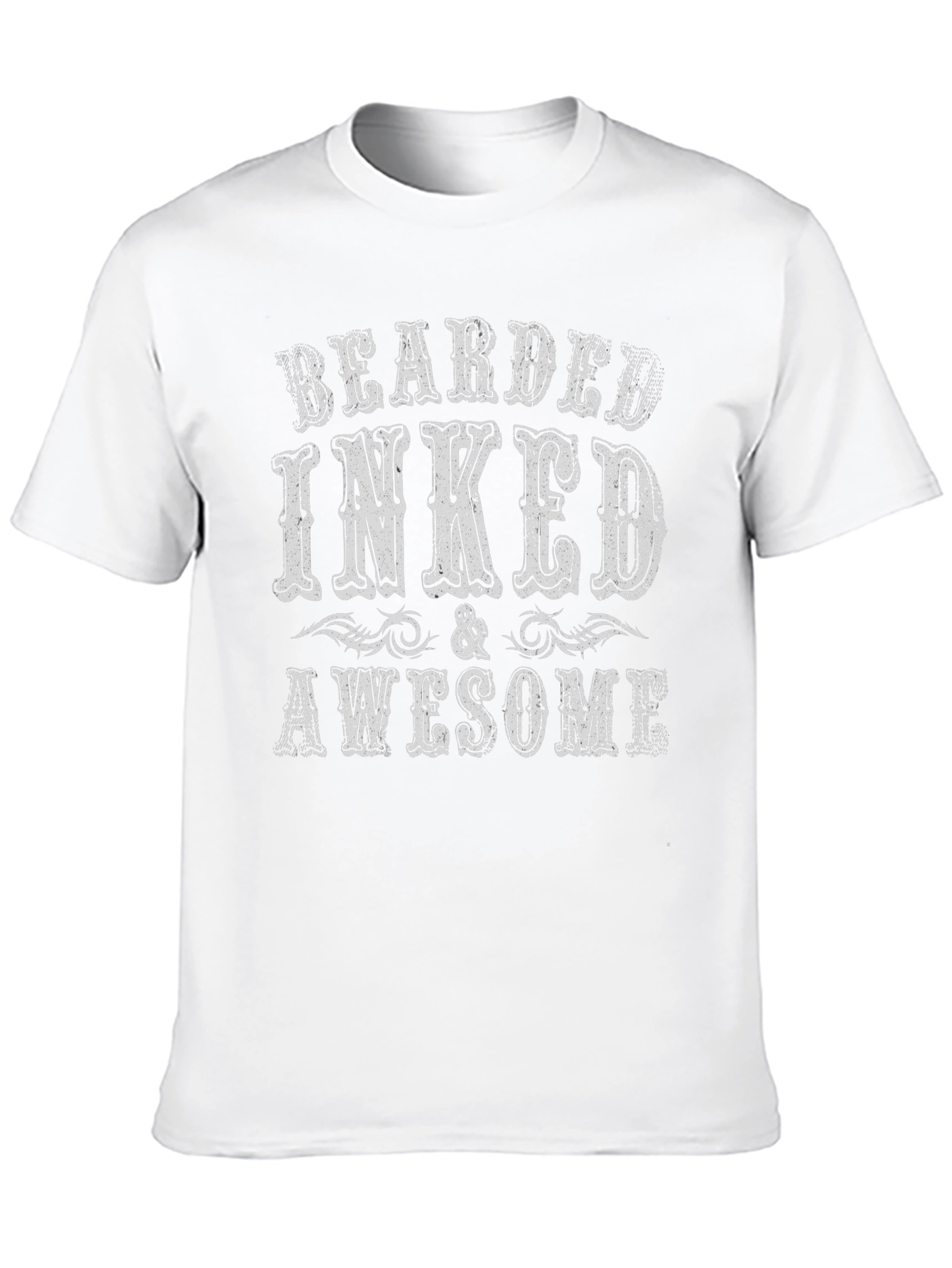 Bearded Inked & Awesome Graphic T-Shirt