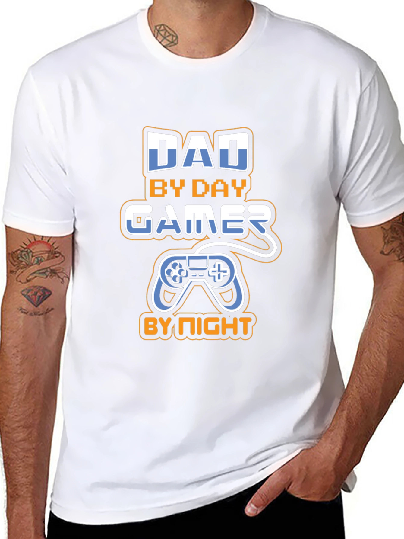 Dad By Day Gamer By Night T-Shirt
