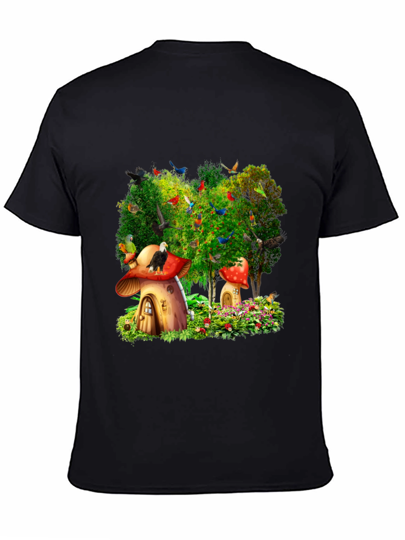 Whimsical Mushroom House T-Shirt